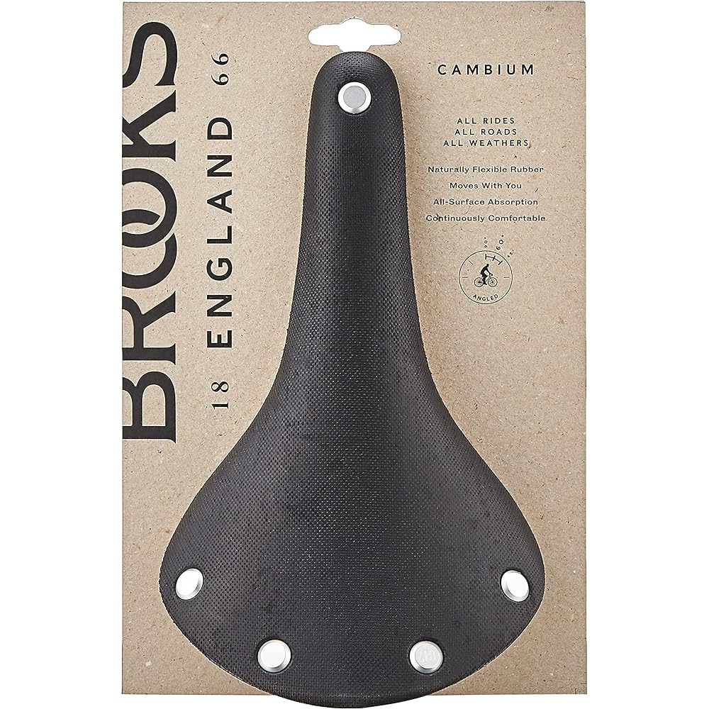 BROOKS Saddle designed for comfort CAMBIUM C17 BLACK/NATURAL