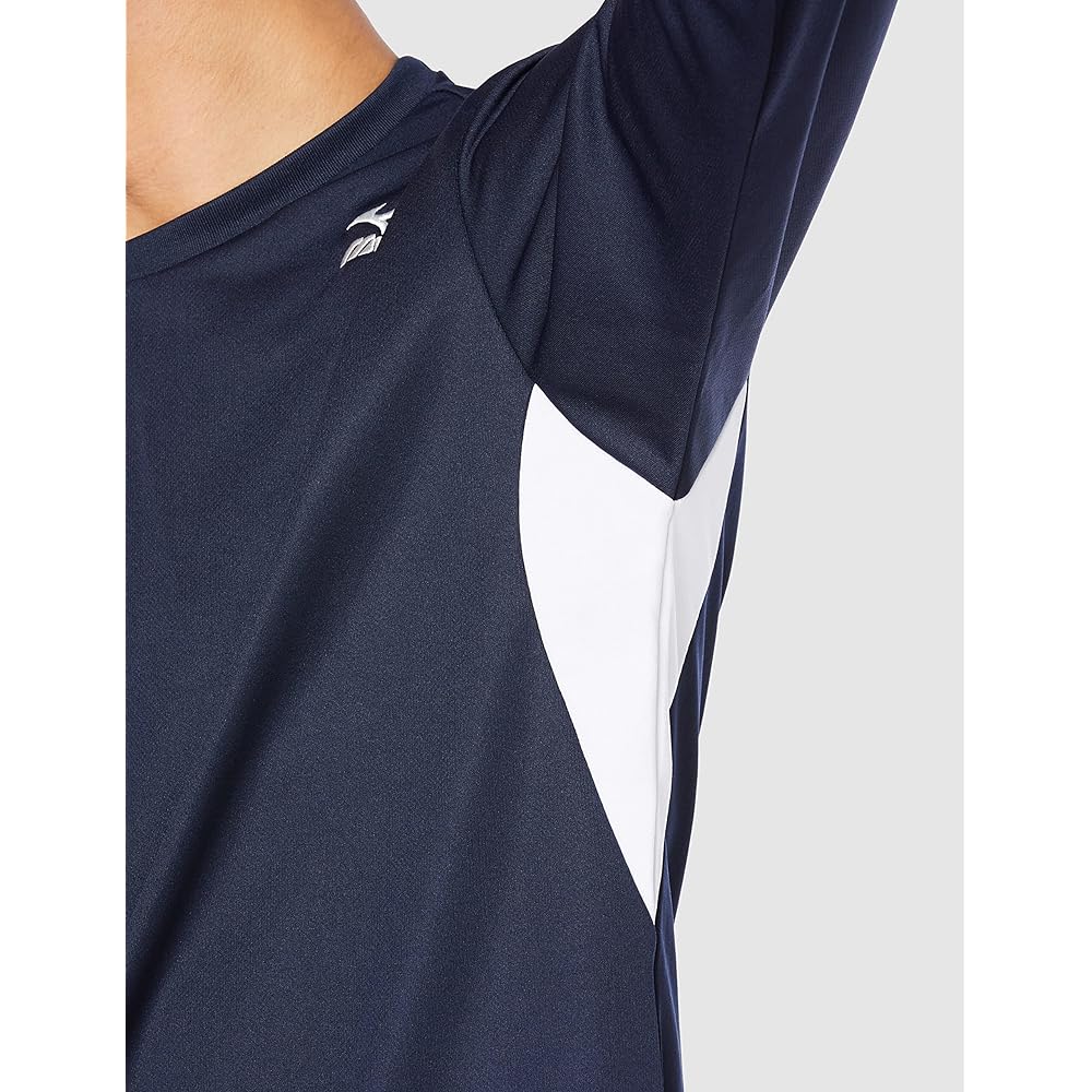 Mizuno K2JA1193 Men's Training Wear, Long Sleeve T-Shirt, Sweat Absorbent, Quick Drying, UPF15, UV Rays, Dynamotion Fit