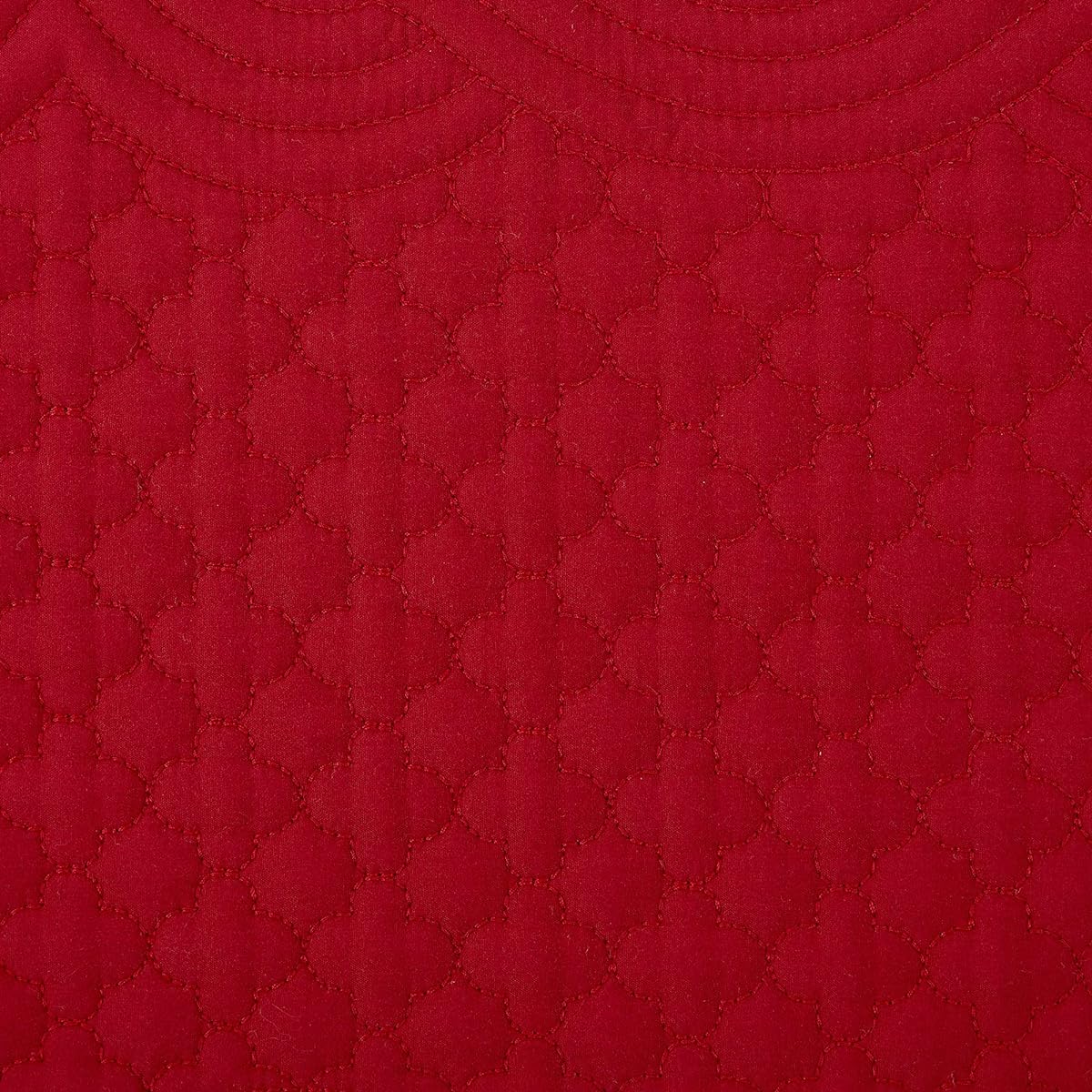 DII Quilted Farmhouse Collection Table Top Table Runner 13x72" Cranberry
