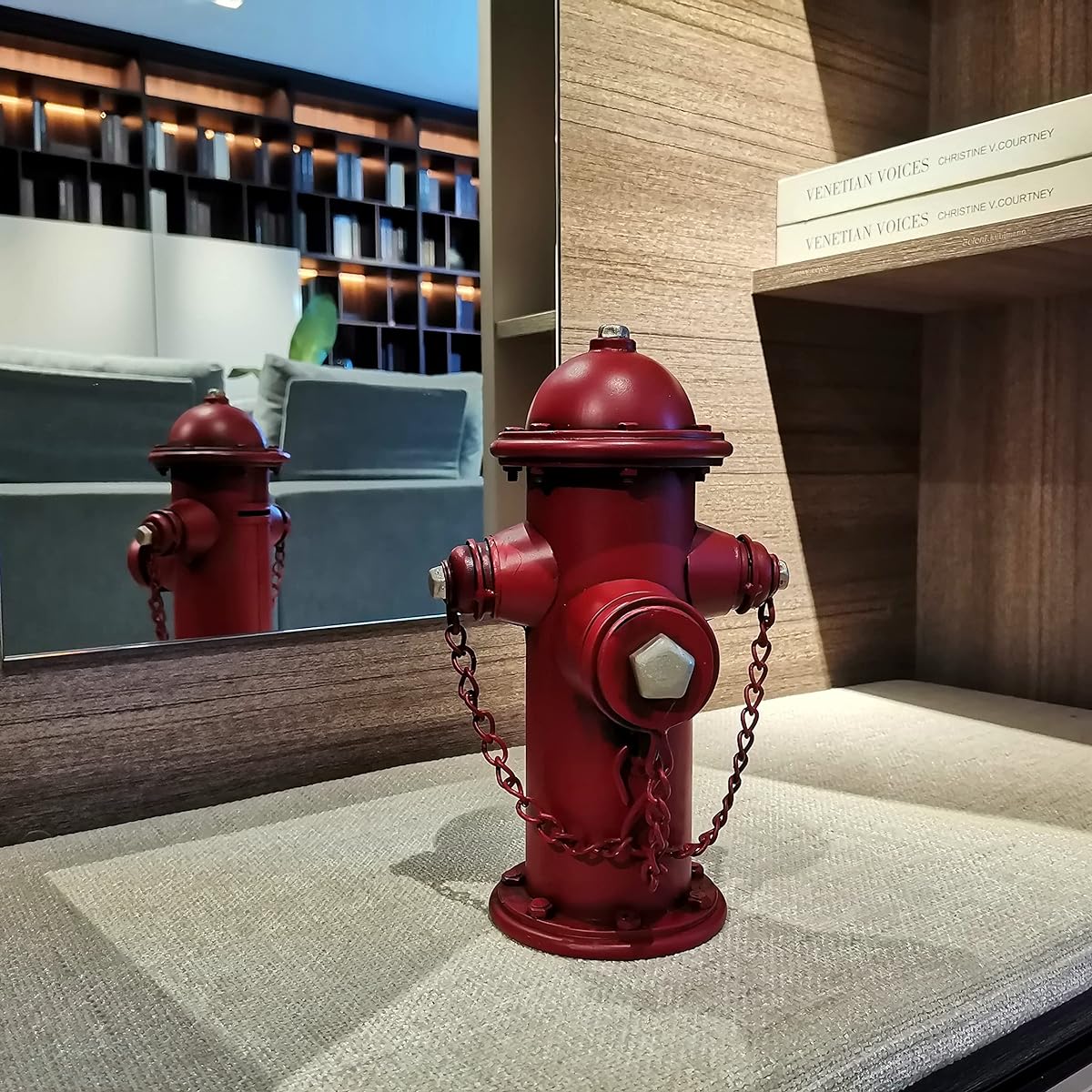 PARSAHO Fire Hydrant Model Piggy Bank Home Ornament Figurine