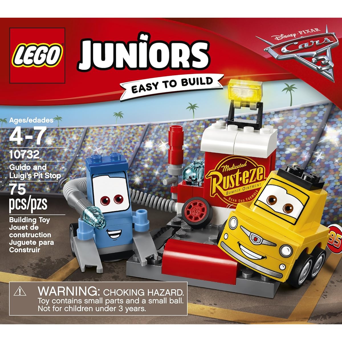 LEGO Juniors Guido and Luigi's Pit Stop 10732 Building Kit