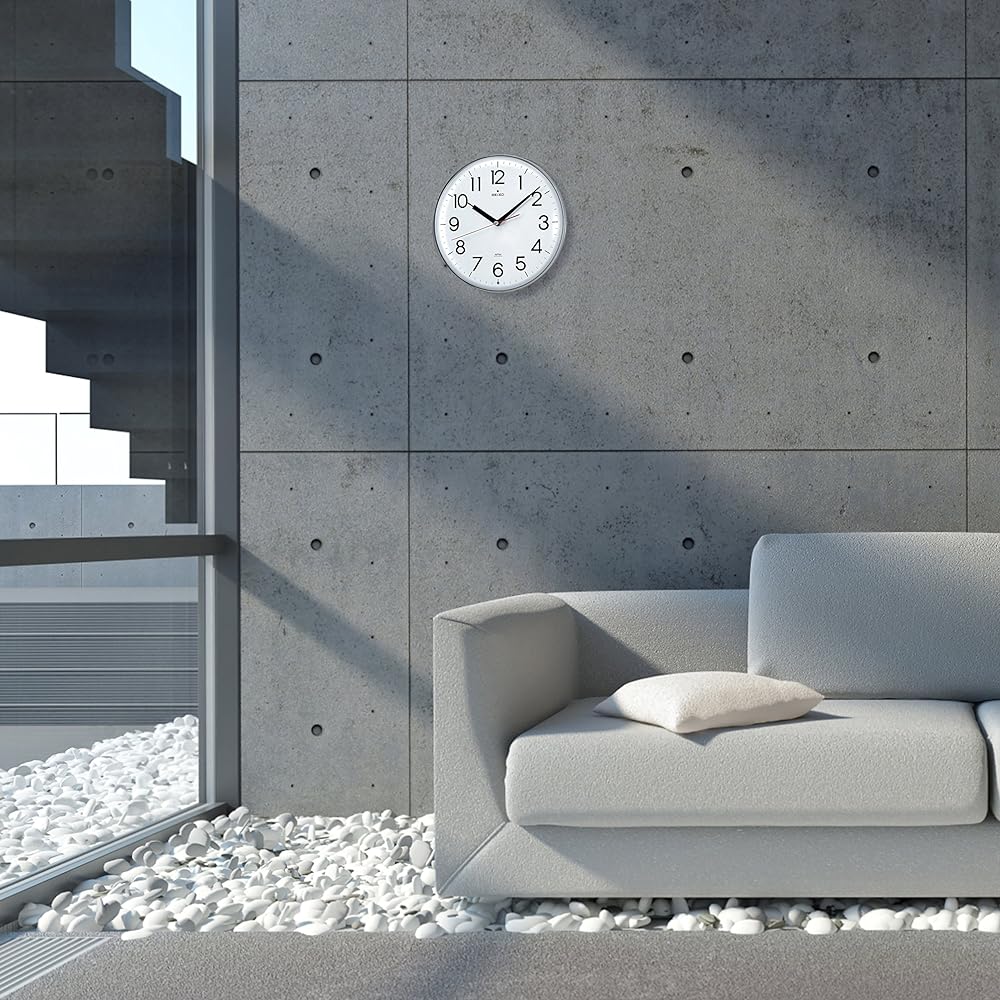 Seiko Clock Wall Clock Radio Analog White KX301H