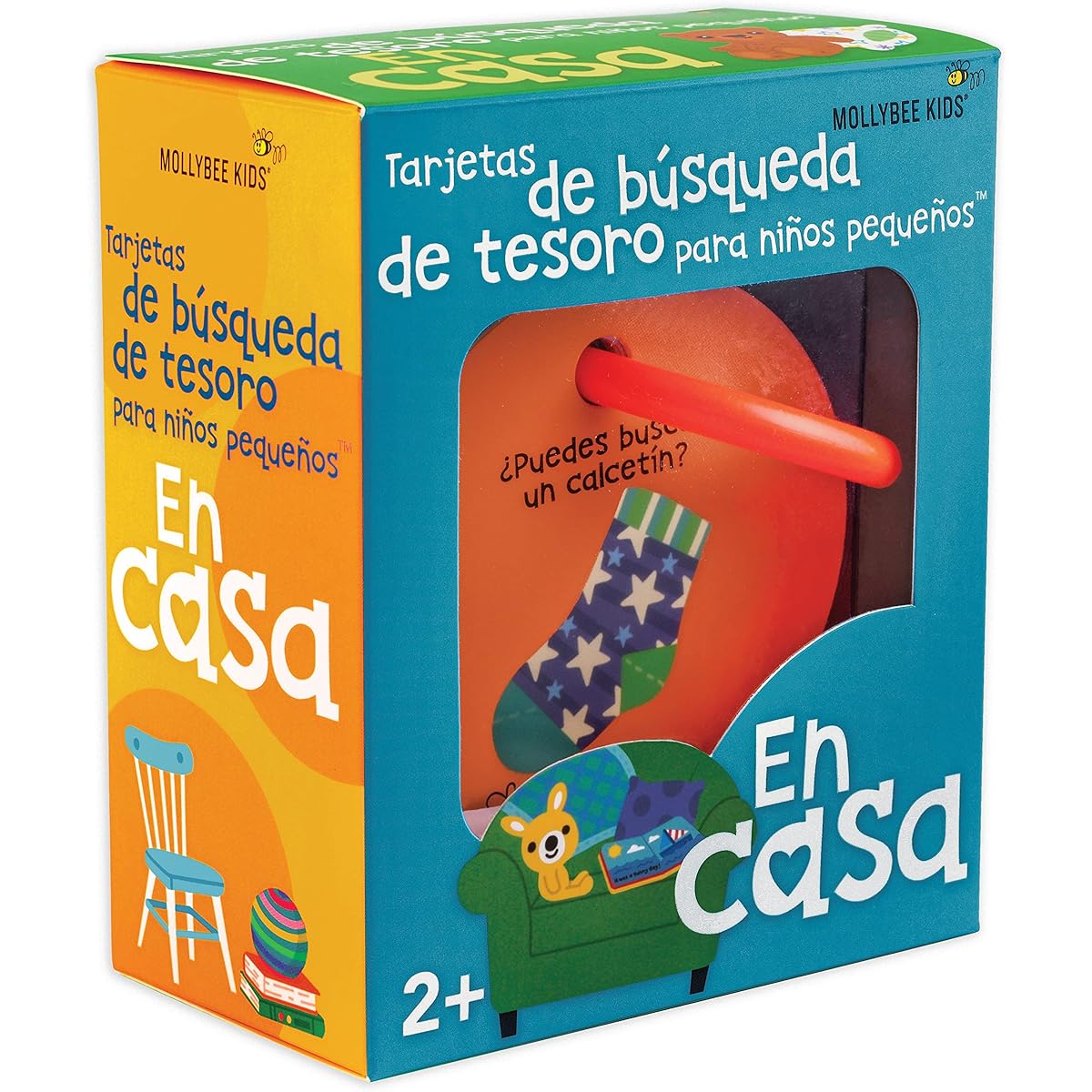 Scavenger Hunt Cards for Toddlers - Home (Spanish Version) - Plan your own home for your kids