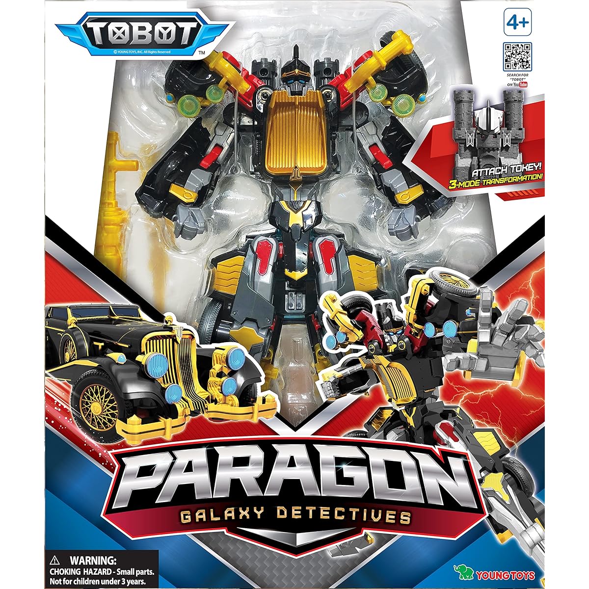TOBOT GD Paragon, Youngtoys transforms collectible vehicles into robotic animation characters