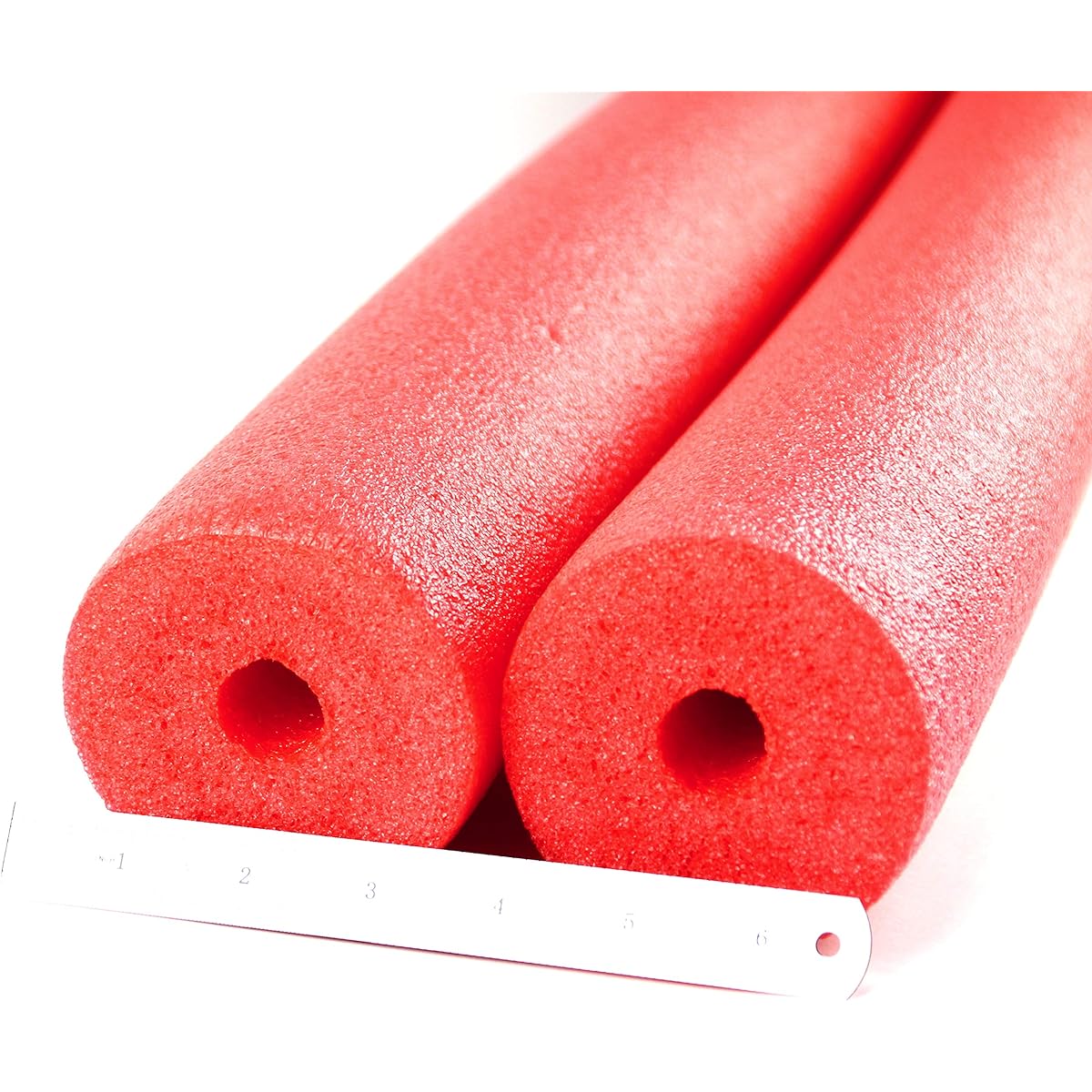 58" 2 pc Premium Pool/Swim Noodles - Thickest, Boldest Colored, Most Durable Yet