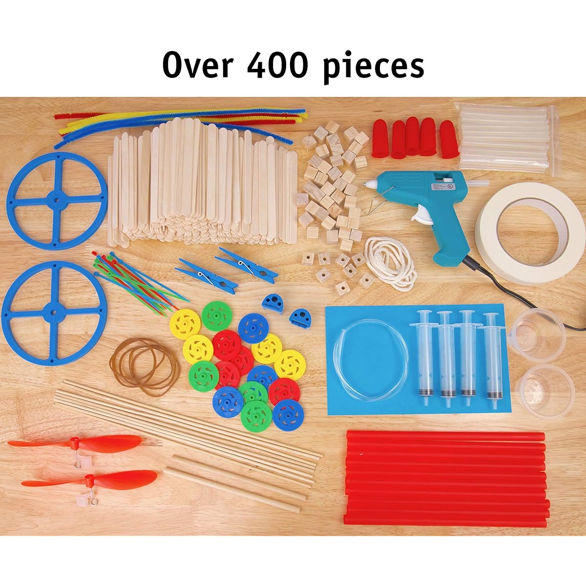 Engineering Creation Kit - DIY STEM Projects Made from Scratch, Ages 8+