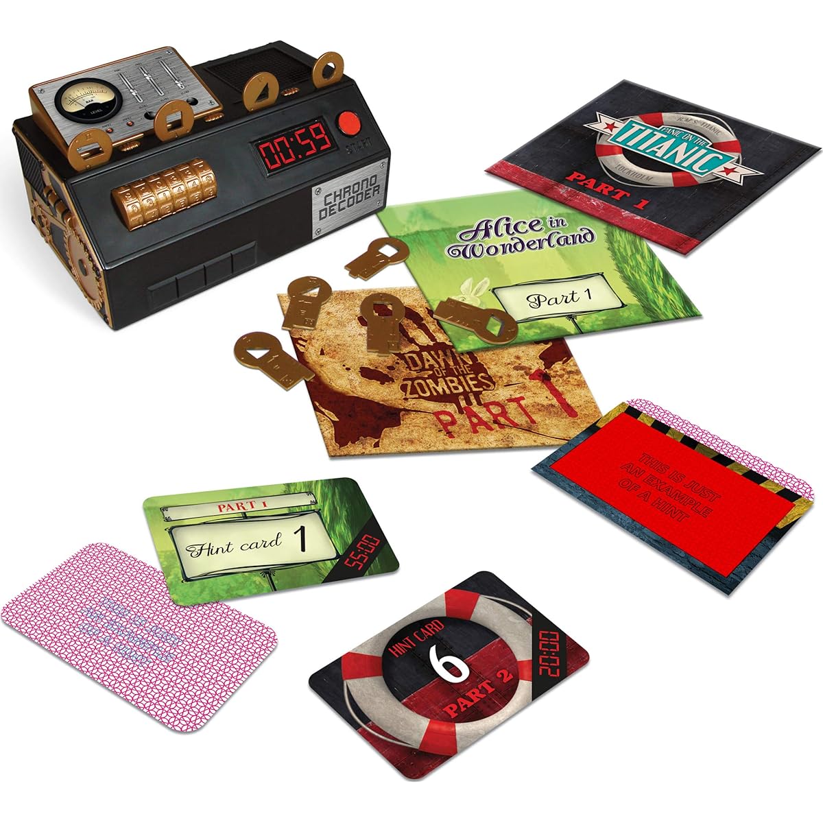 Escape Room Version 3 Board Game for Adults and Kids Ages 16+