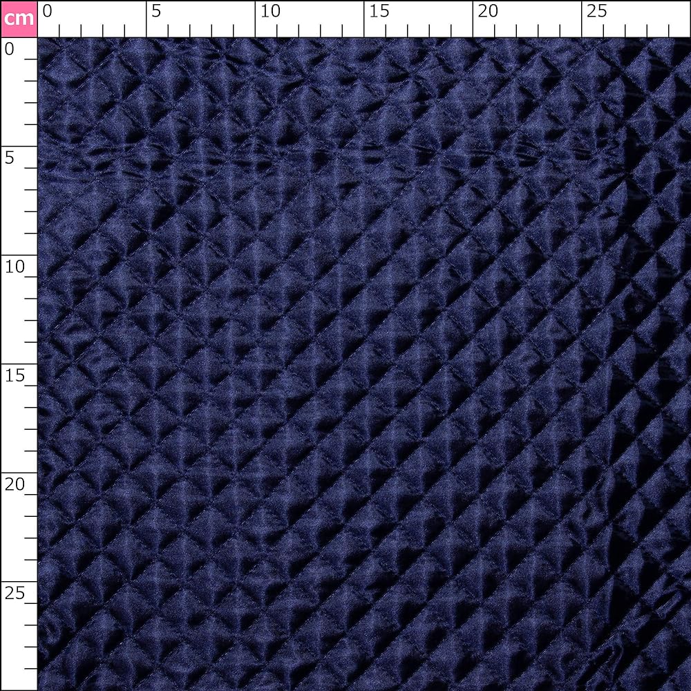 Cosmo Textile Satin Quilting Fabric Width 110cm x 9m Cut Off Navy Blue AQ1500-118-9M Kindergarten Entrance Crafts/Handmade Supplies