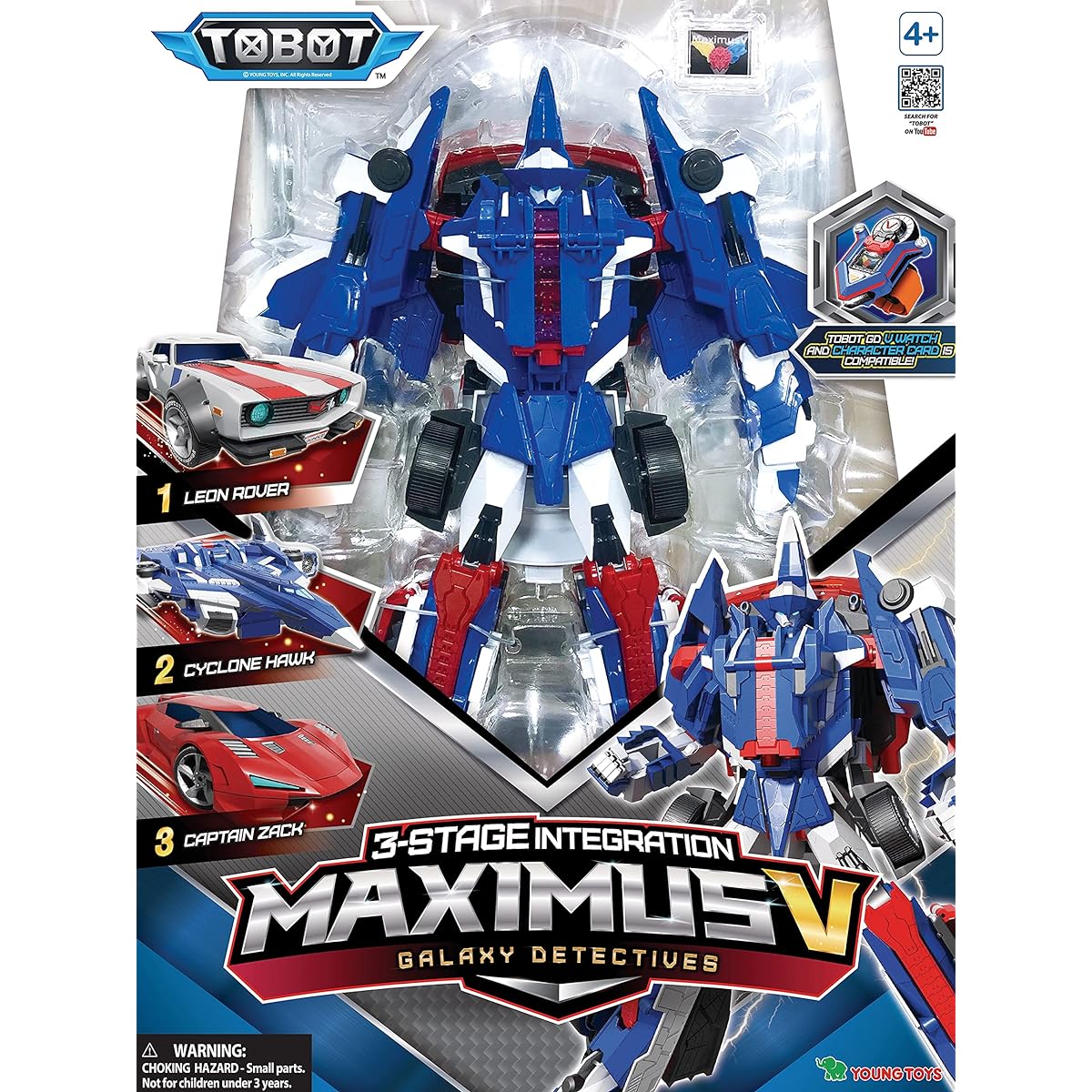 TOBOT GD Maximus V Youngtoys Collection Vehicle Transforms into Robot Anime Character
