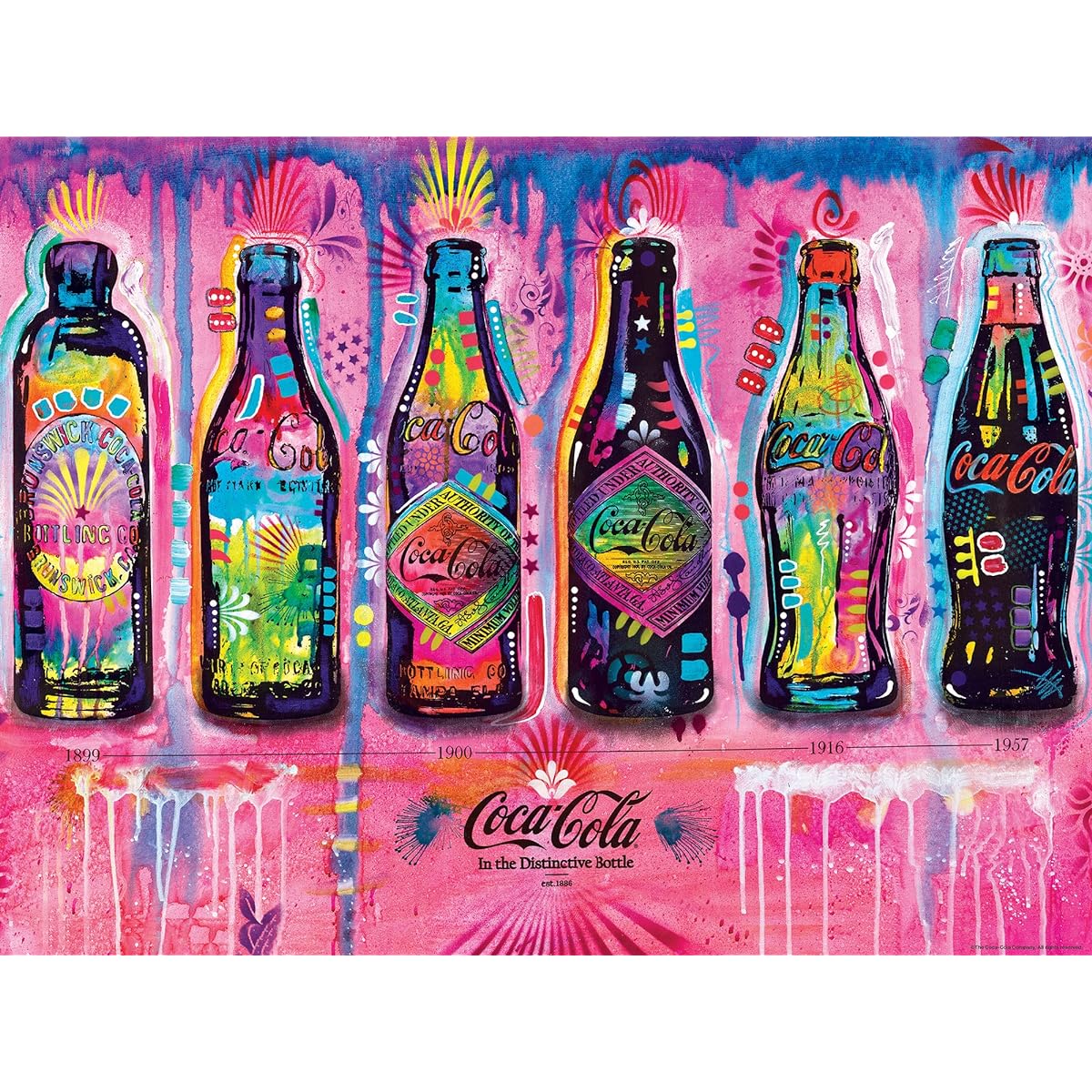 MasterPieces 300 Piece EZ Grip Jigsaw Puzzle - Coca-Cola Bottle - 18"x24"