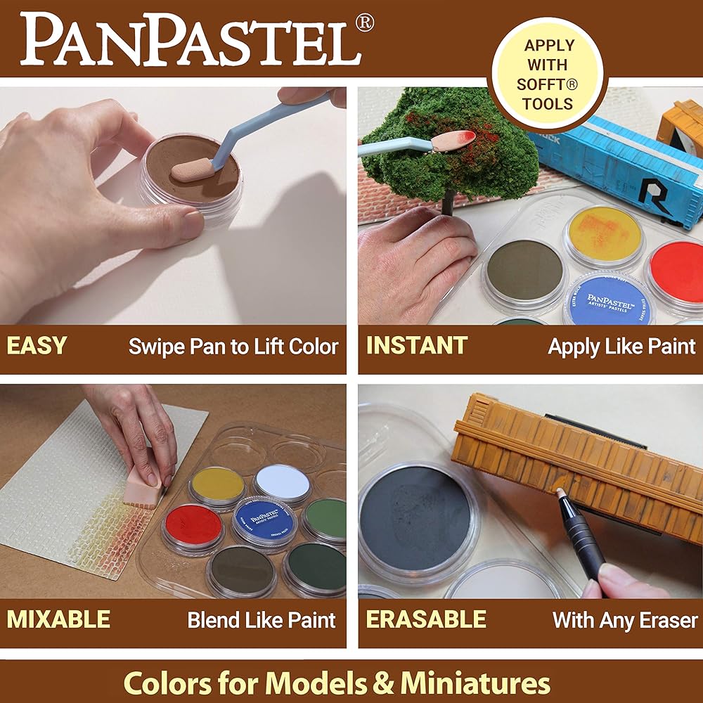 PanPastel Modeling Series Weathering Kit Gray 30702