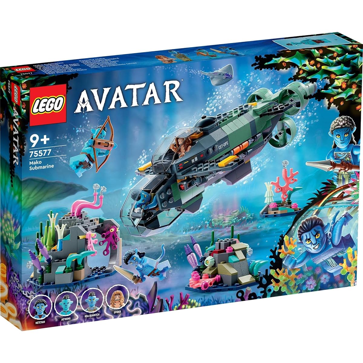 LEGO Avatar Mako Submarine 75577 Toy Blocks Gift Space Boys Girls Ages 9 and up