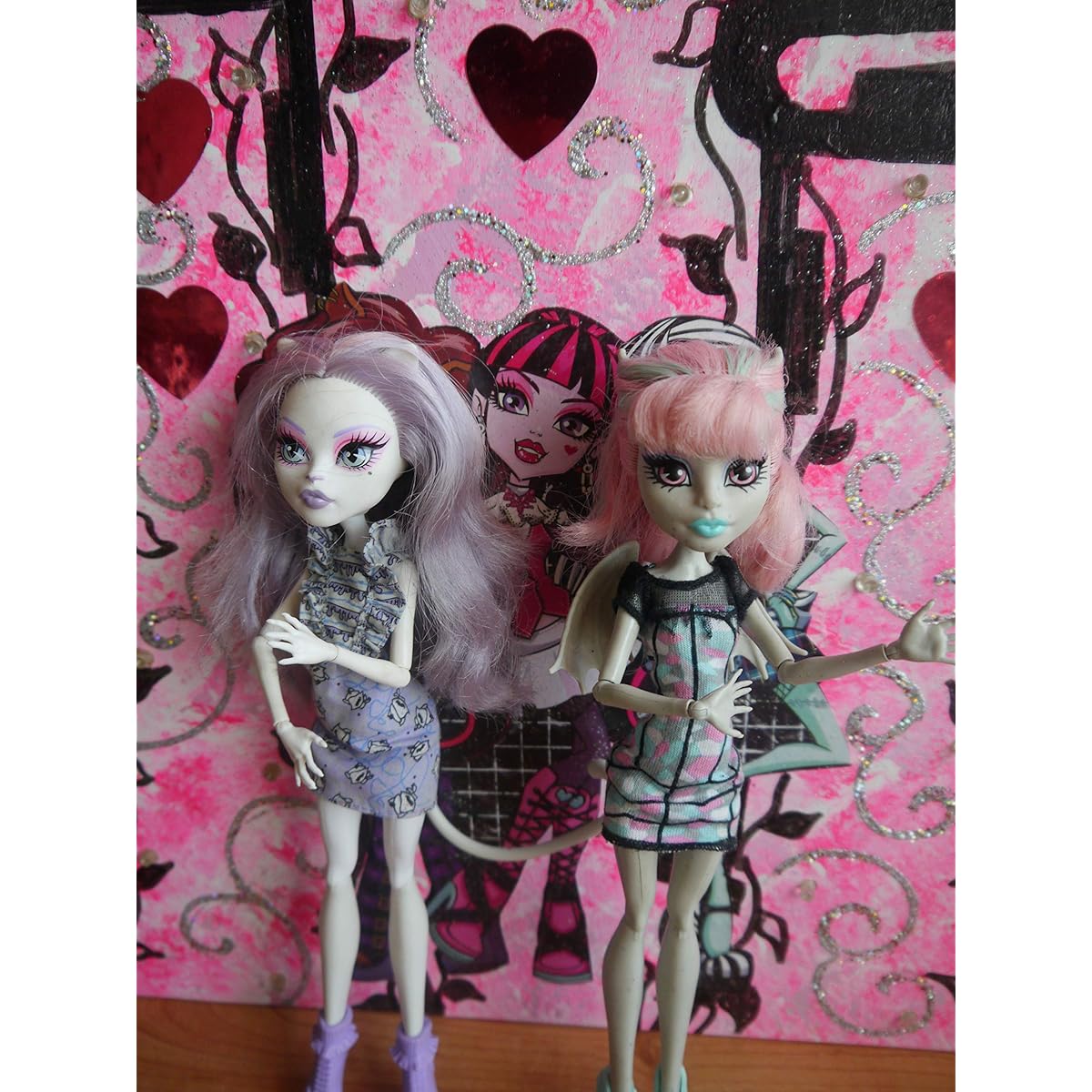 Monster High Monster High GHOUL CHAT Exclusive 2-PACK - Rochelle Goyle & Catrine DeMew