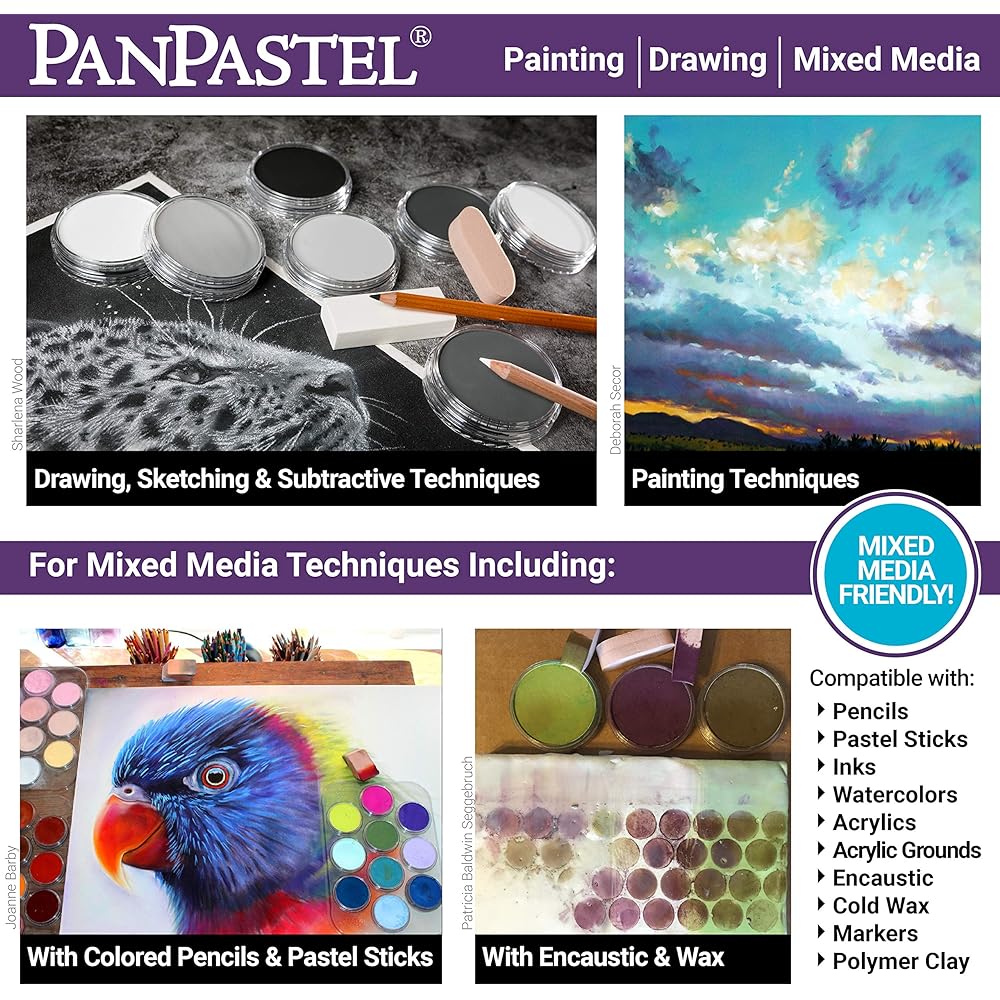PanPastel 30090 Julia's starter kit (with book) 10 color set 318450