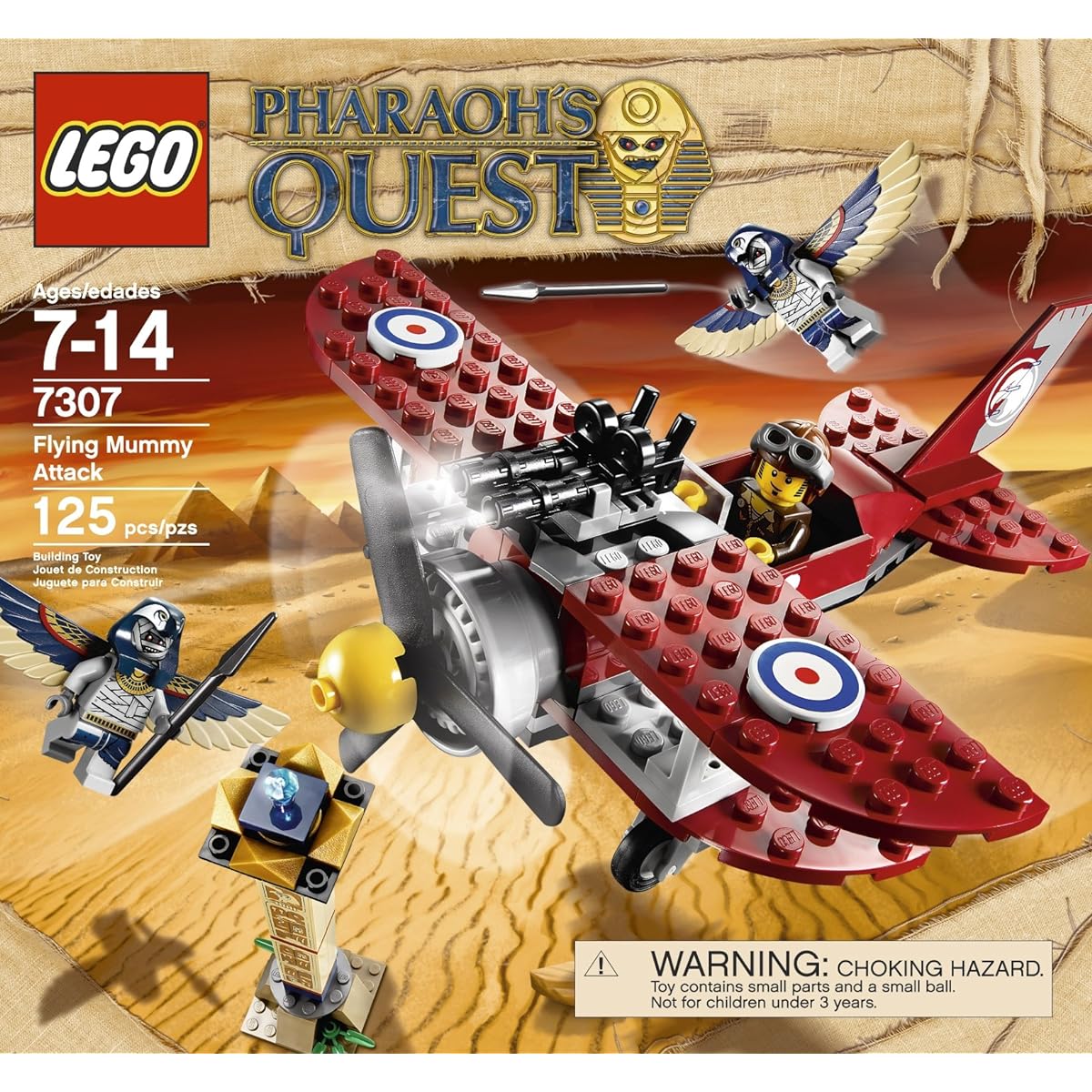 LEGO 7307 Pharaoh's Quest Flying Mummy Attack LEGO Pharaoh's Quest Flying Mummy Attack