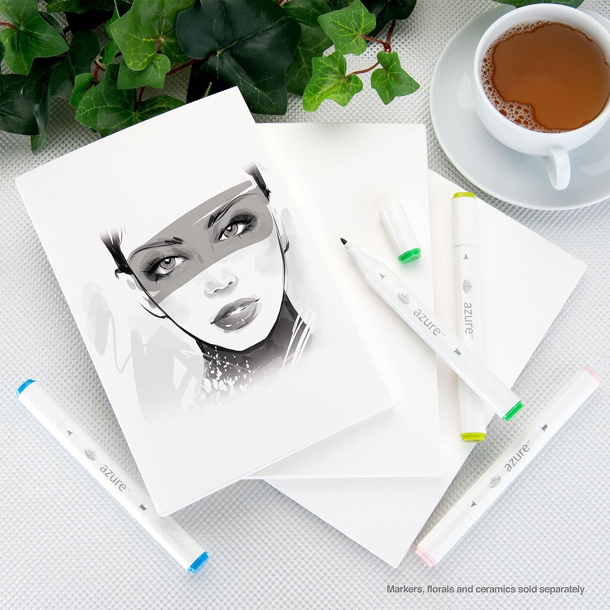 Bee Paper 100% Rag 140# Cold Press Watercolor Paper Pack, 6-Inch by 9-Inch, 50 Sheets per Pack by Bee Paper Company