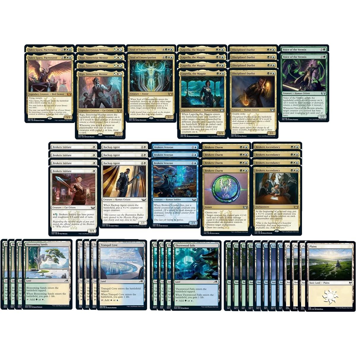 Elite Bant Brokers Sealed Deck - Blue White Green - Very Powerful - Modern Legal - Custom Made - Magic The Gathering - MTG - 60 Cards