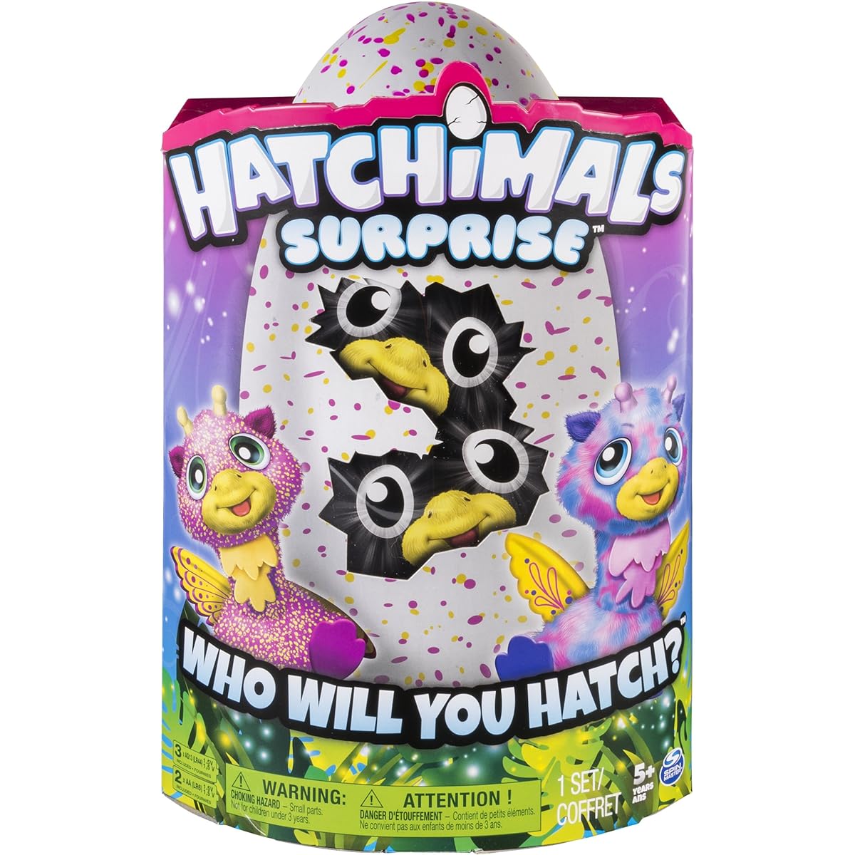 Hatchimals, overseas version, twins, Giraven Hatchimals, English, toys, hatching, birds, animals, pets