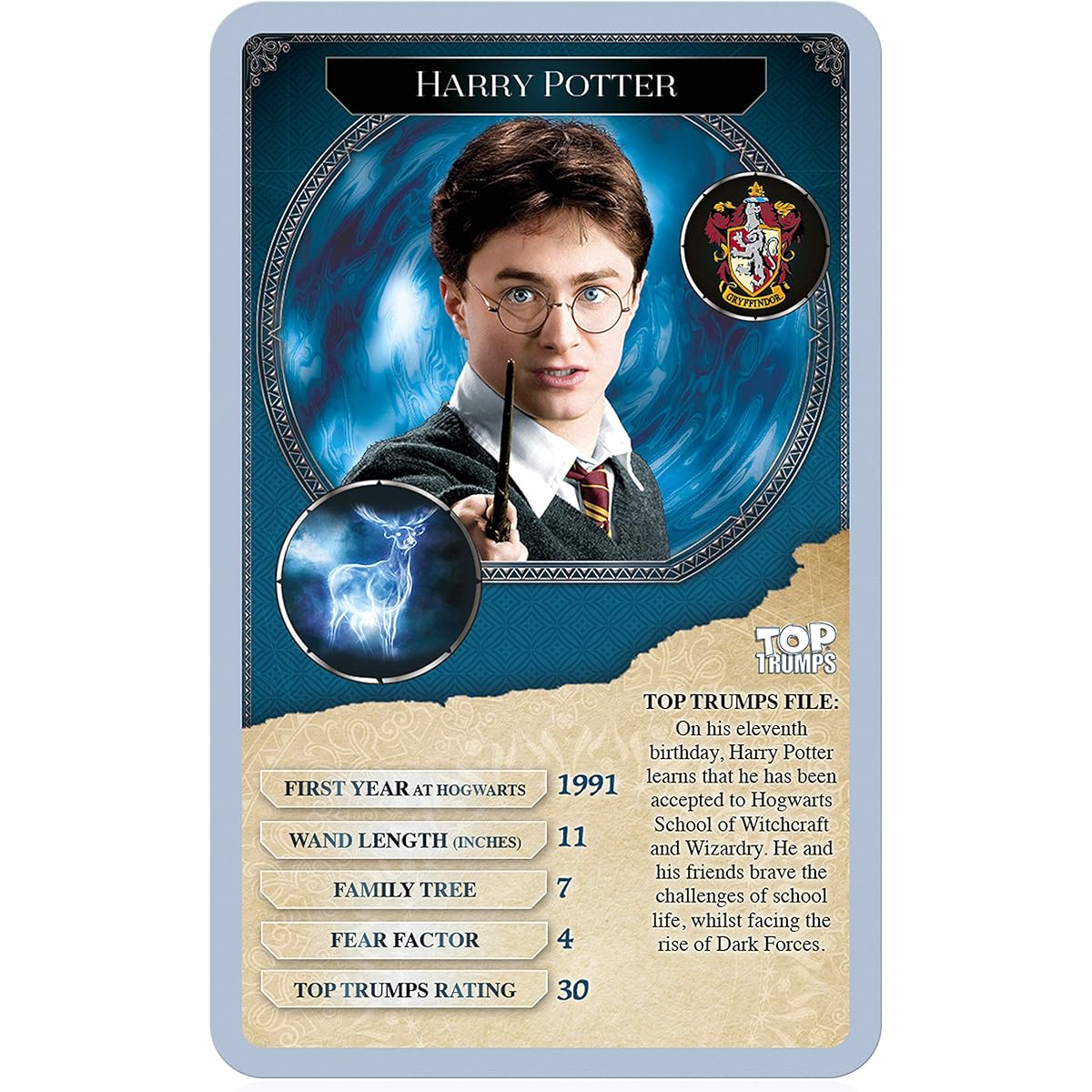 Harry Potter Witches and Wizards Top Trumps Playing Card Game
