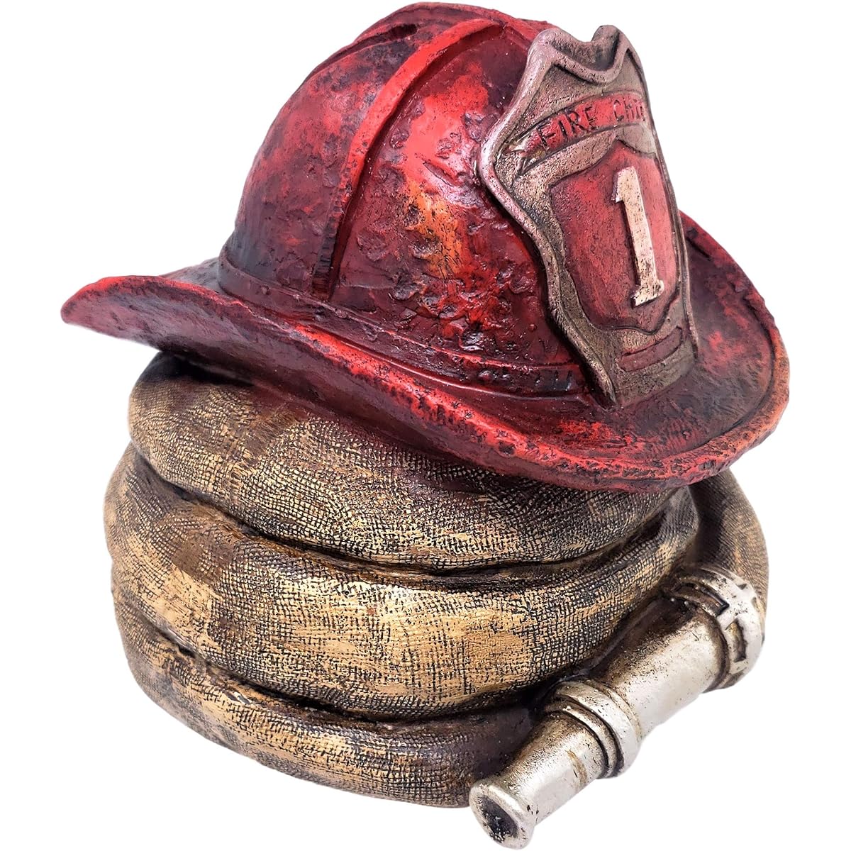 Fire Helmet Coin Bank