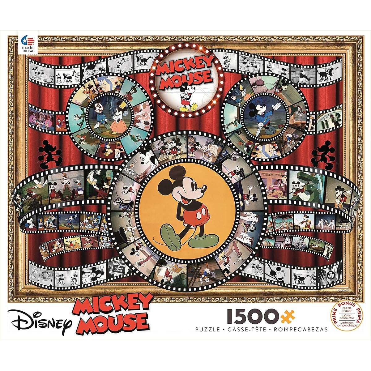 Ceaco Disney - Mickey Mouse Movie Reel Puzzle - 1500 Pieces