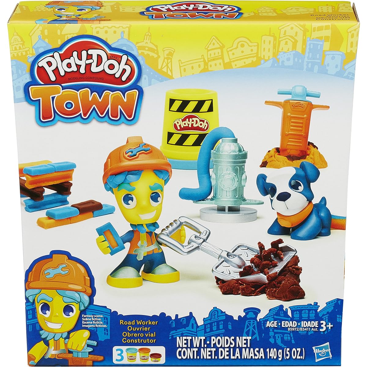Play-Doh Town Road Worker and Pup