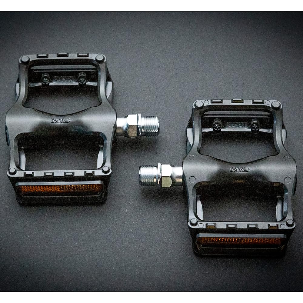 MKS (Mikashima Seisakusho) pedal seahorse silver seahorse