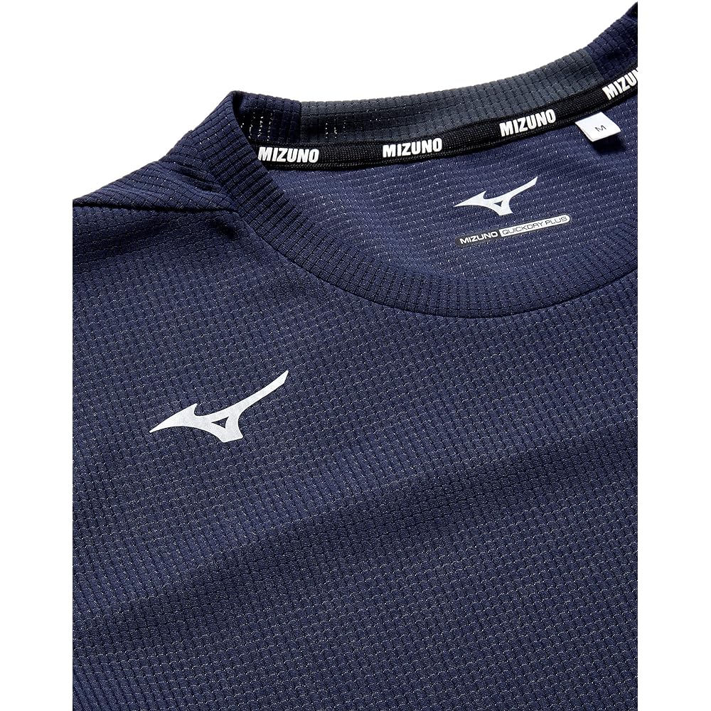 Mizuno 32MA1021 Men's Training Wear, Dry Aeroflow T-Shirt, Short Sleeve, Highly Breathable, Sweat Absorbent, Quick Drying