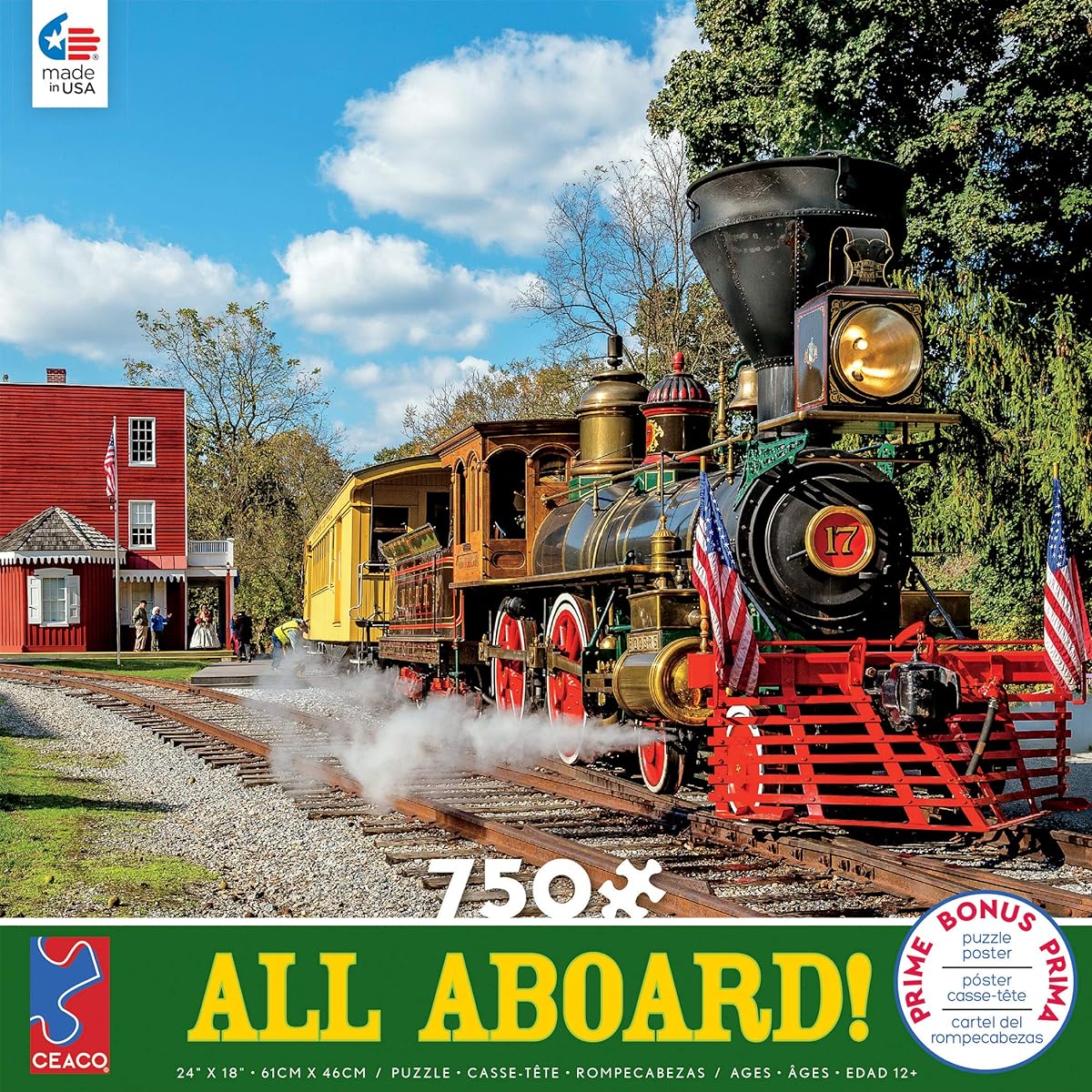 Ceaco - All Aboard - Steam Engine 17-750 Piece Jigsaw Puzzle