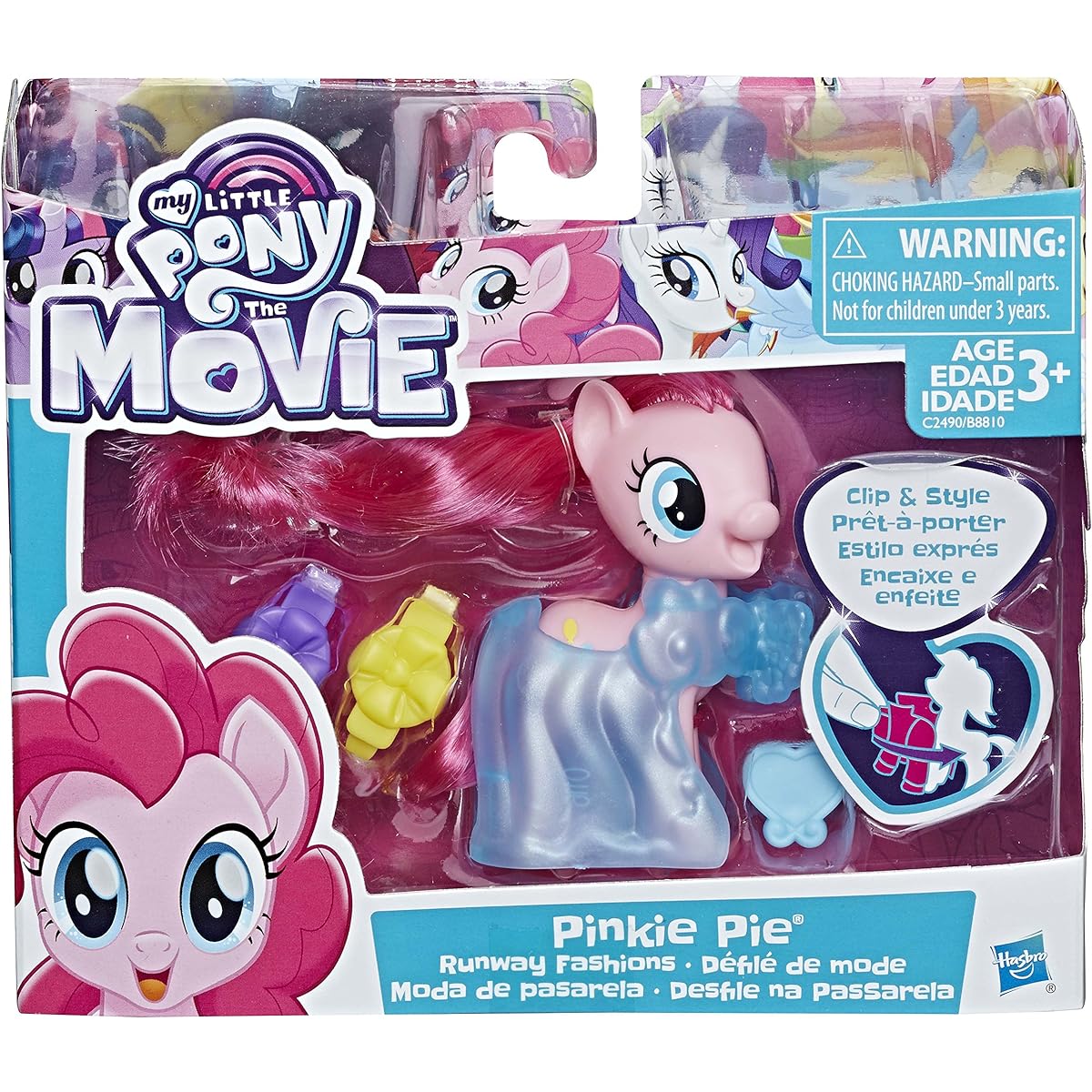 My Little Pony Clip and Style Runway Fashions Set Pinkie Pie