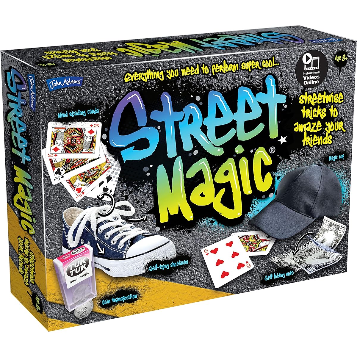 John Adams | Street Magic - Streetwise Tricks to Amaze Your Friends | Magic Tricks | Ages 8+