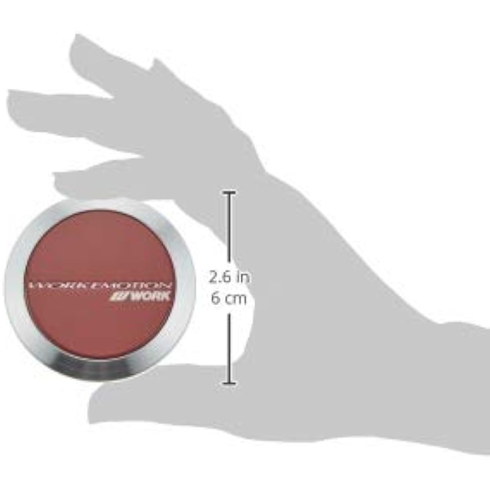 WORK EMOTION Center Cap FLAT TYPE Red 4 pieces KWM-FRDX4