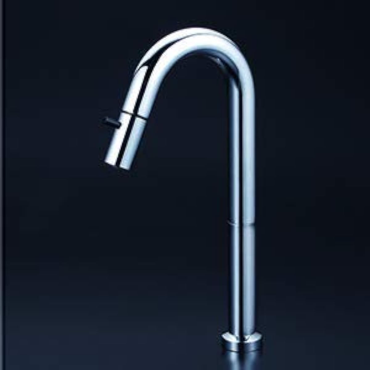 KVK vertical faucet (single faucet) with water stop at the tip, water discharge space 196mm K1103L3