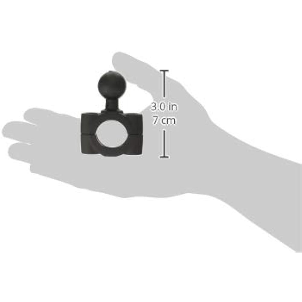 RAM MOUNTS Base part Bar mount base Compatible diameter Φ19-Φ25.4 Black