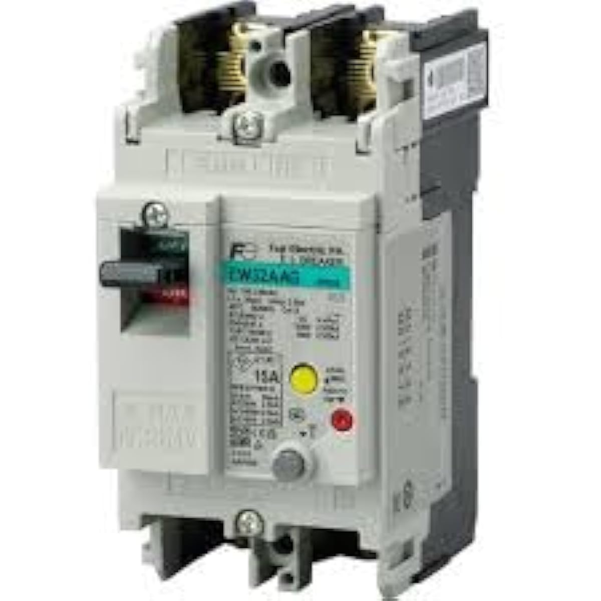 Fuji Electric Equipment Control G-TWIN Earth Leakage Breaker For General Wiring JIS/CE/CCC Product 15A EW32AAG-2P015B