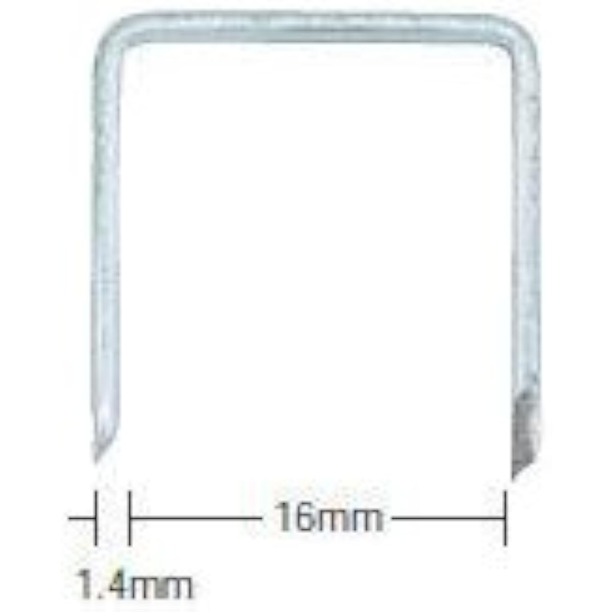 Max 16T Staple 19mm (1619T-D) (8000 staples x 1 box)