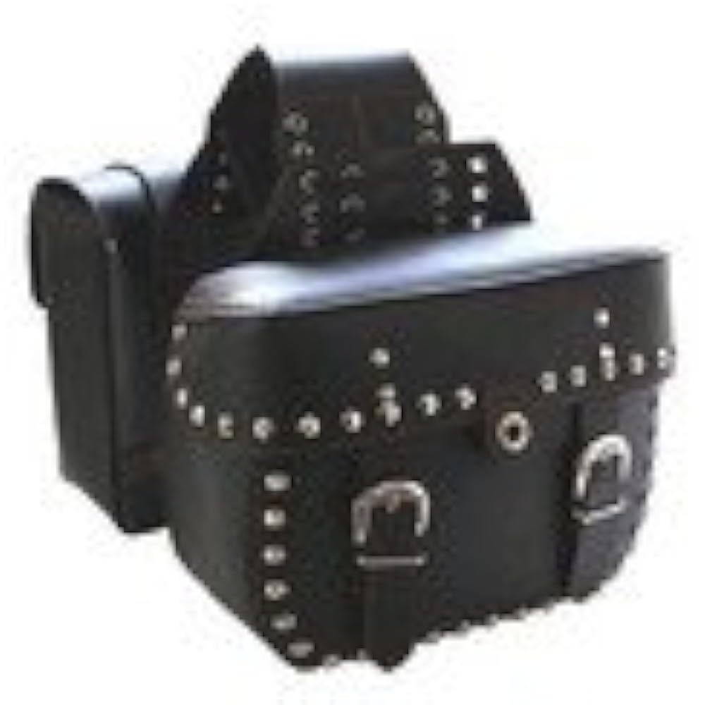 Motofizz American Single Side Bag 4 (Orange Stitch) MFA-14S