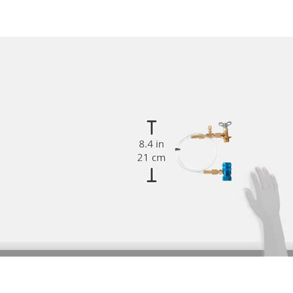 Leak Lab Japan R134a PAG oil injection hose (transparent)