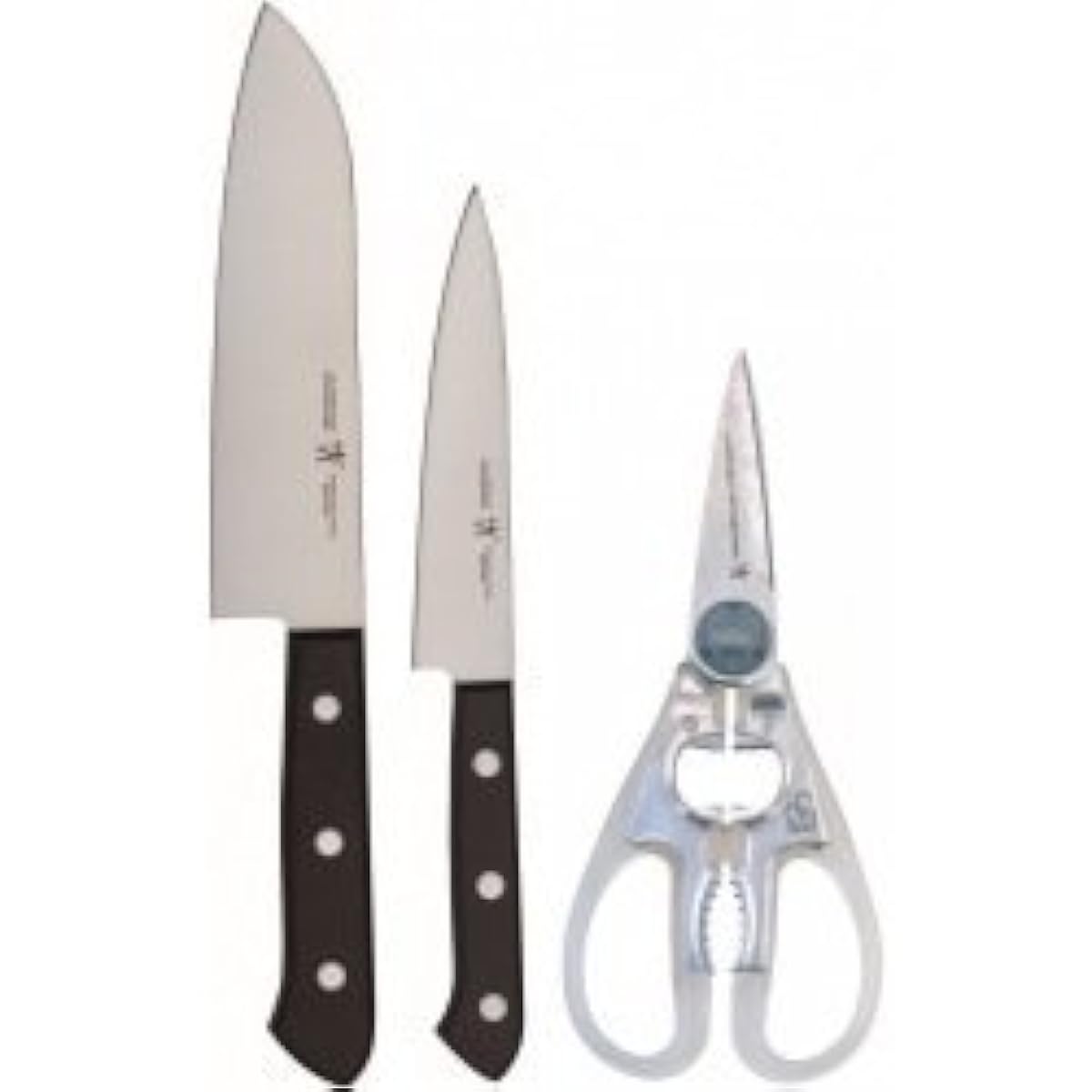 Lost Fry Santoku Knife (10055-880) Petty Knife (10070-830) Cool Cut Plus Cooking Scissors (13968-002) Set