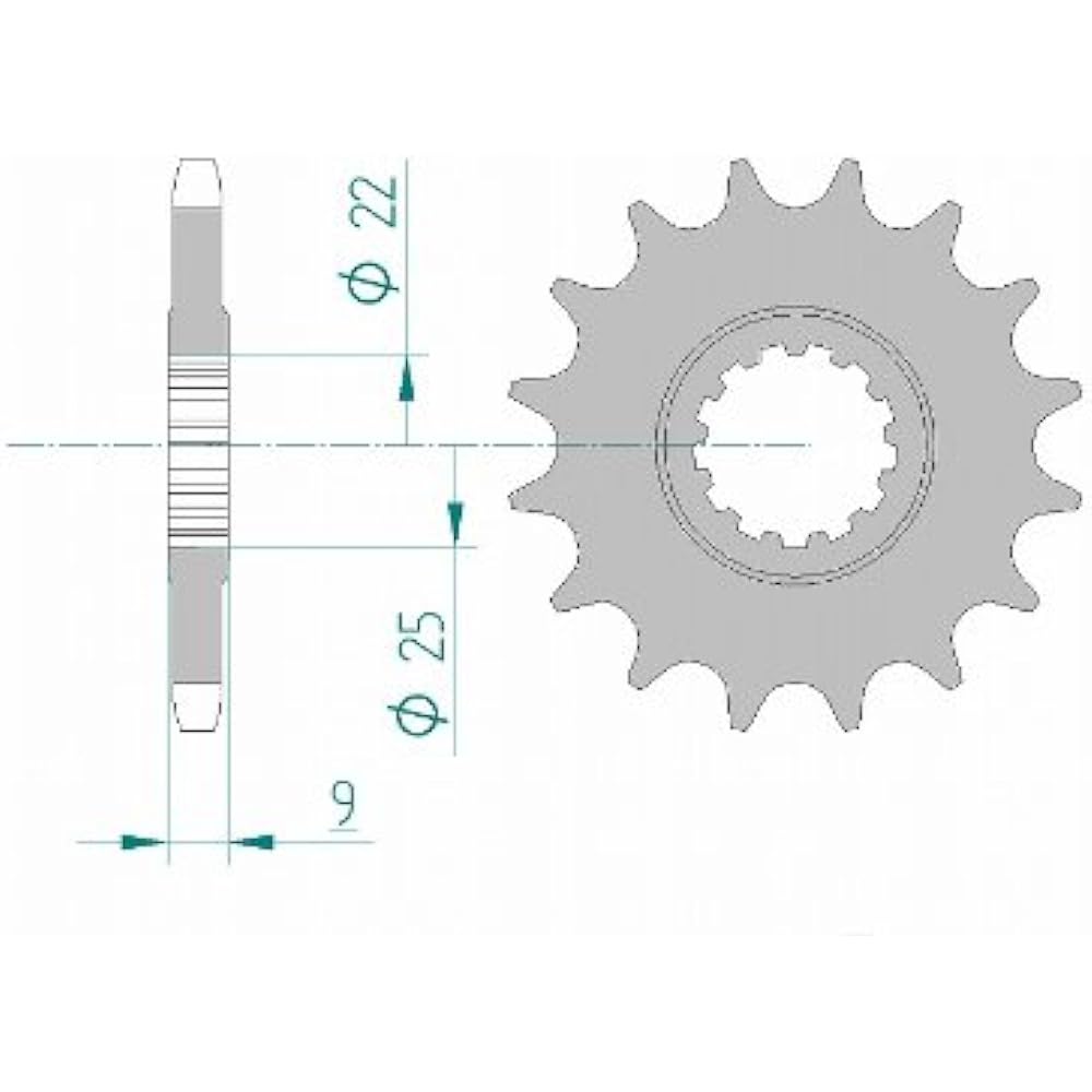 AFAM front sprocket 21400-17