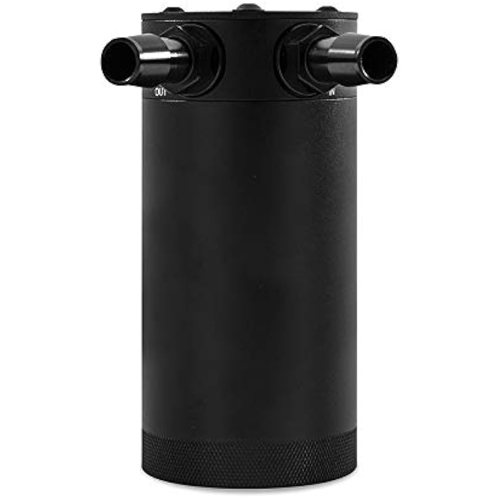 MISHIMOTO MMBCC-CBTWO-XLBK XL Baffle Oil Catch Can 2 Port
