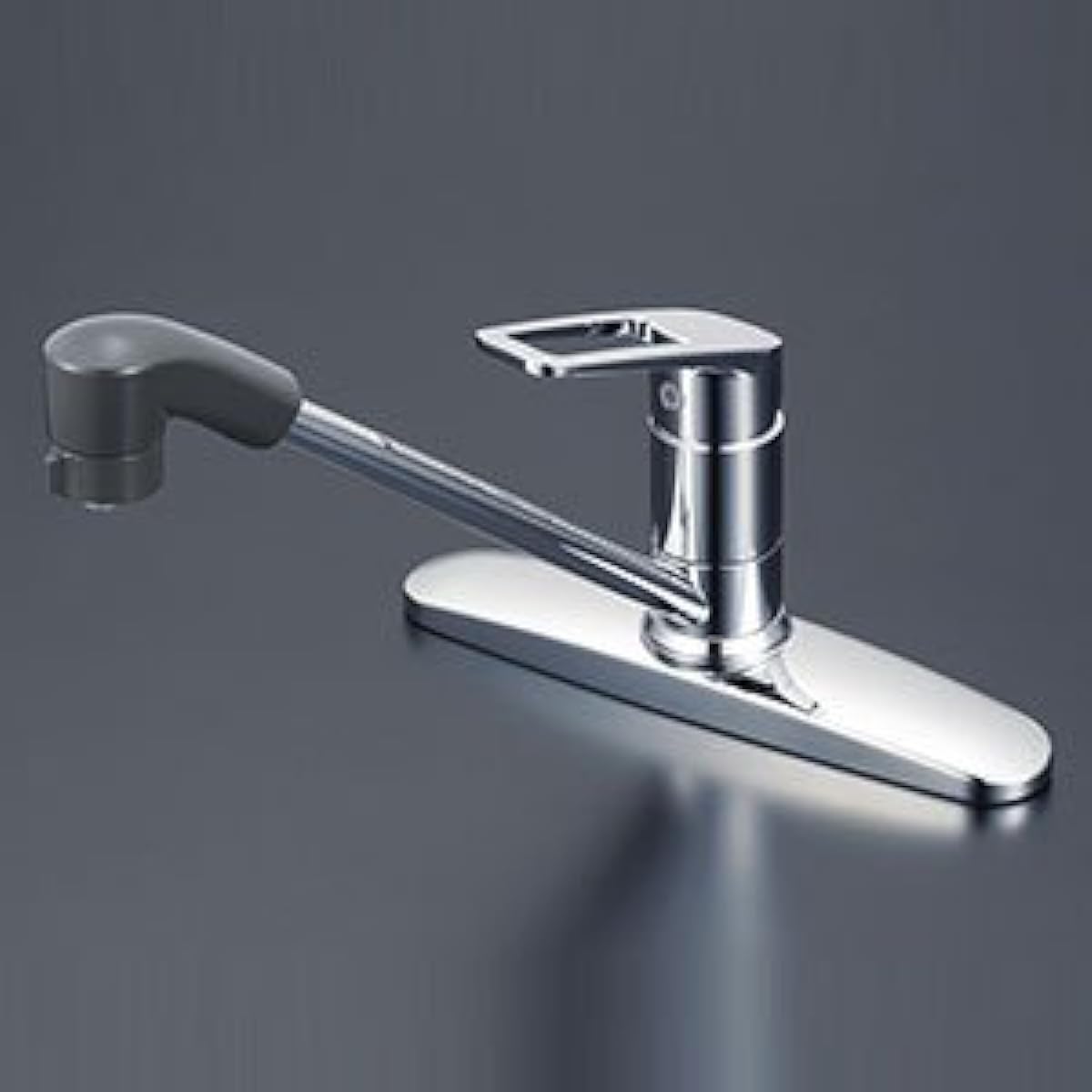 KVK Kitchen stand with 2-hole stand, single lever shower mixer faucet with clean foaming tip, for cold regions KM5006ZTF
