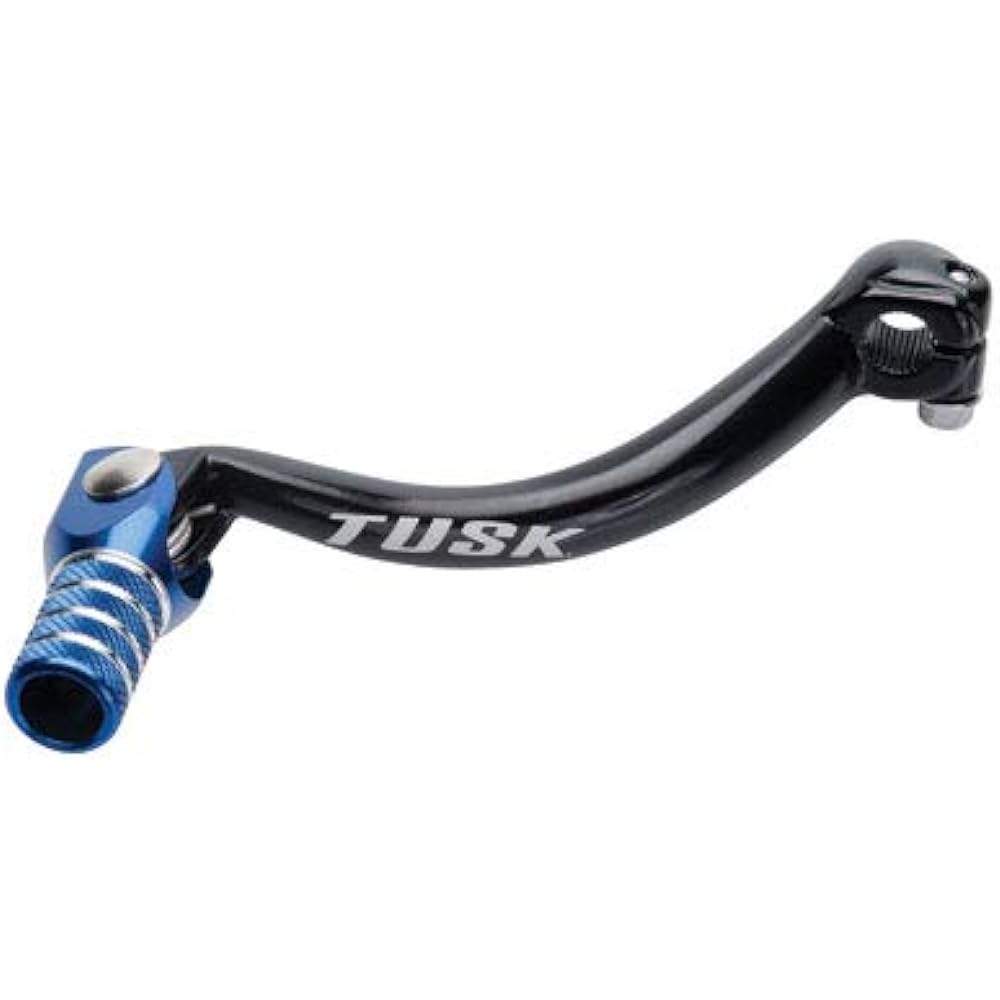 TUSK Folding Shift Lever Black/Blue Tip -Compatible: Yamaha YZ400F 1998-1999