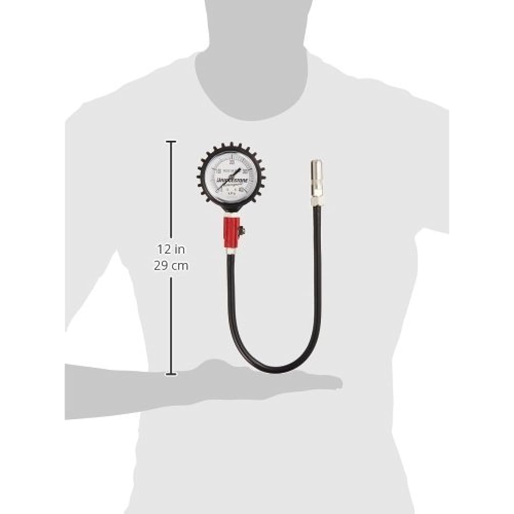 BRIDGESTONE Racing Air Gauge Straight Chuck RCG-20 for Automobiles