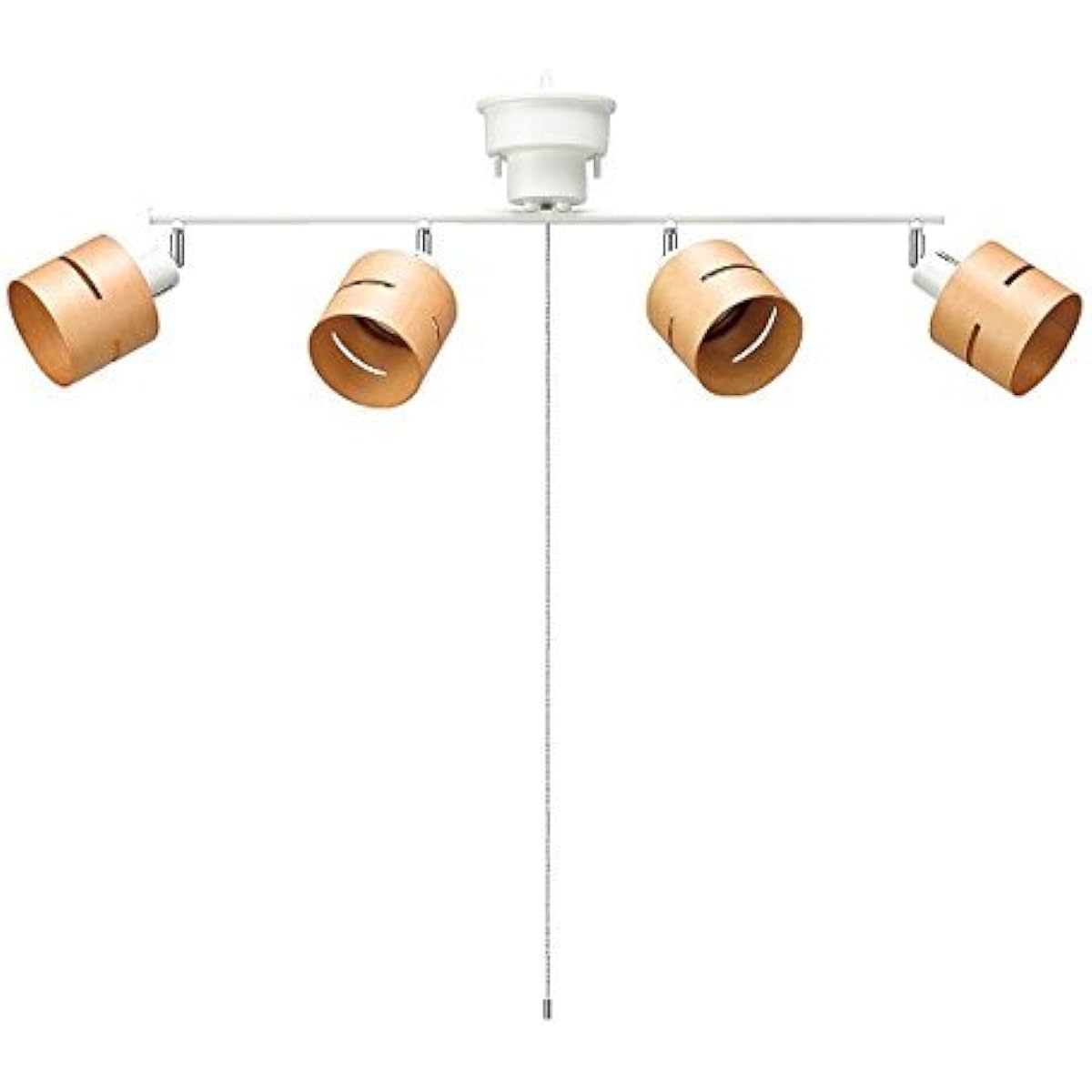 YAZAWA (Yazawa Corporation) 4-Light Wood Sade Ceiling Natural CEX60X01NA