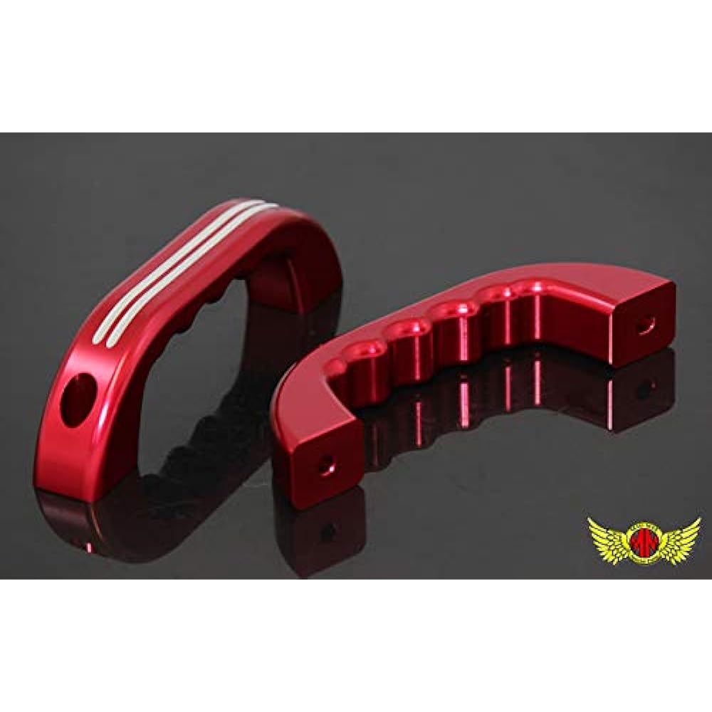 Daihatsu Hijet S321/S331 Roof Aluminum Assist Grip 2 Pieces Red
