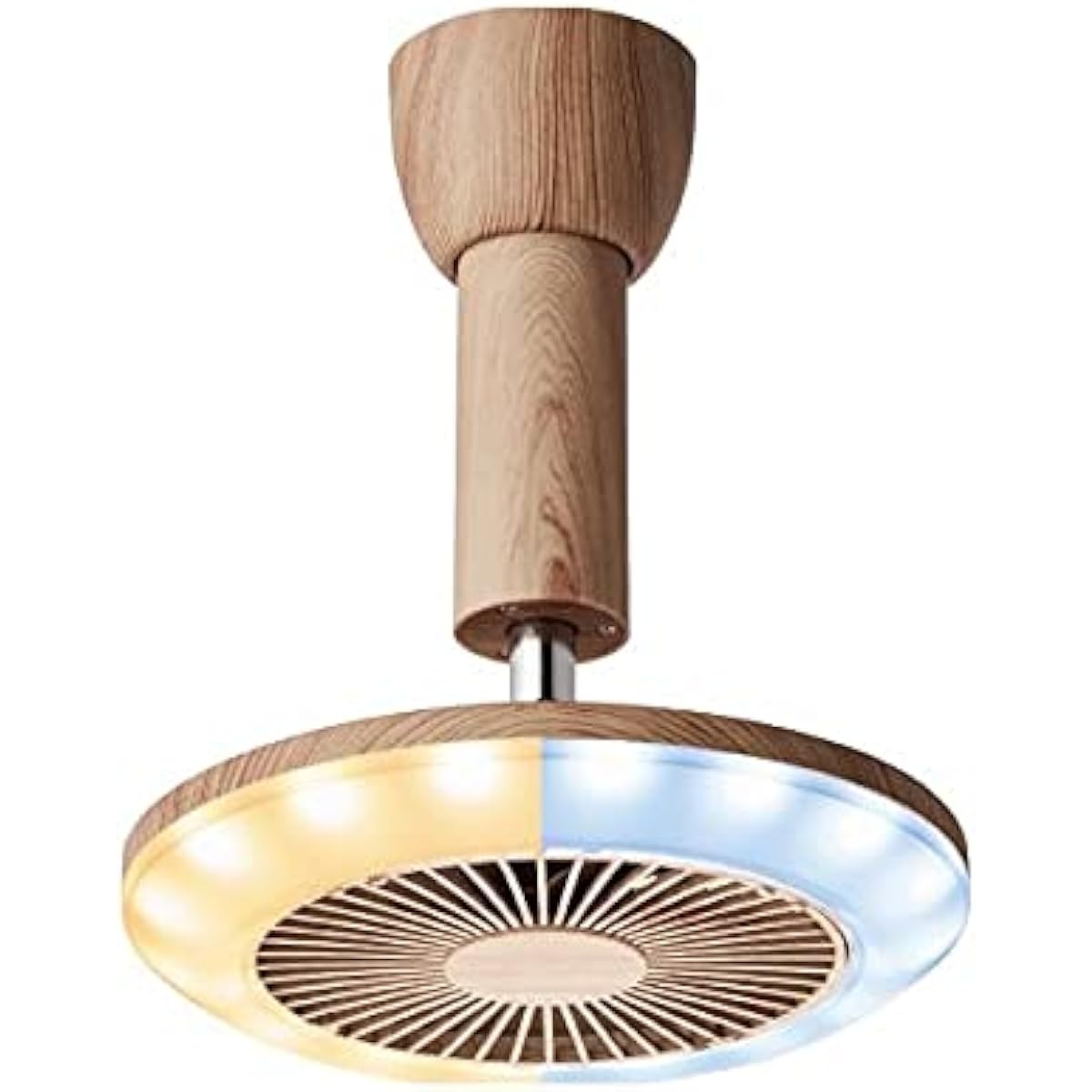 DSLH60CLW Circulite Light Bulb Color to Daylight White Toning/Wood Grain Hanging Ceiling with Remote Control
