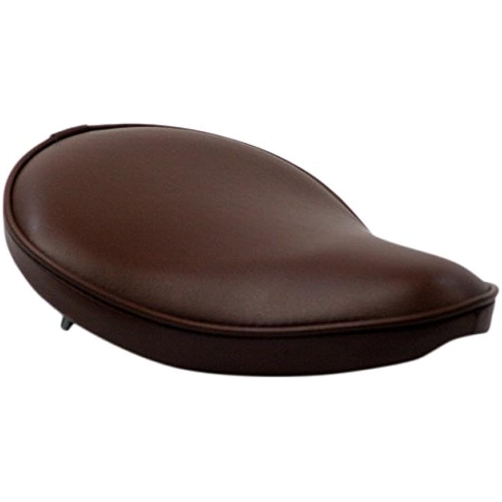 HEAVEN'S Standard Foam Solo Seat Flat Type Smooth Black E-BK-S