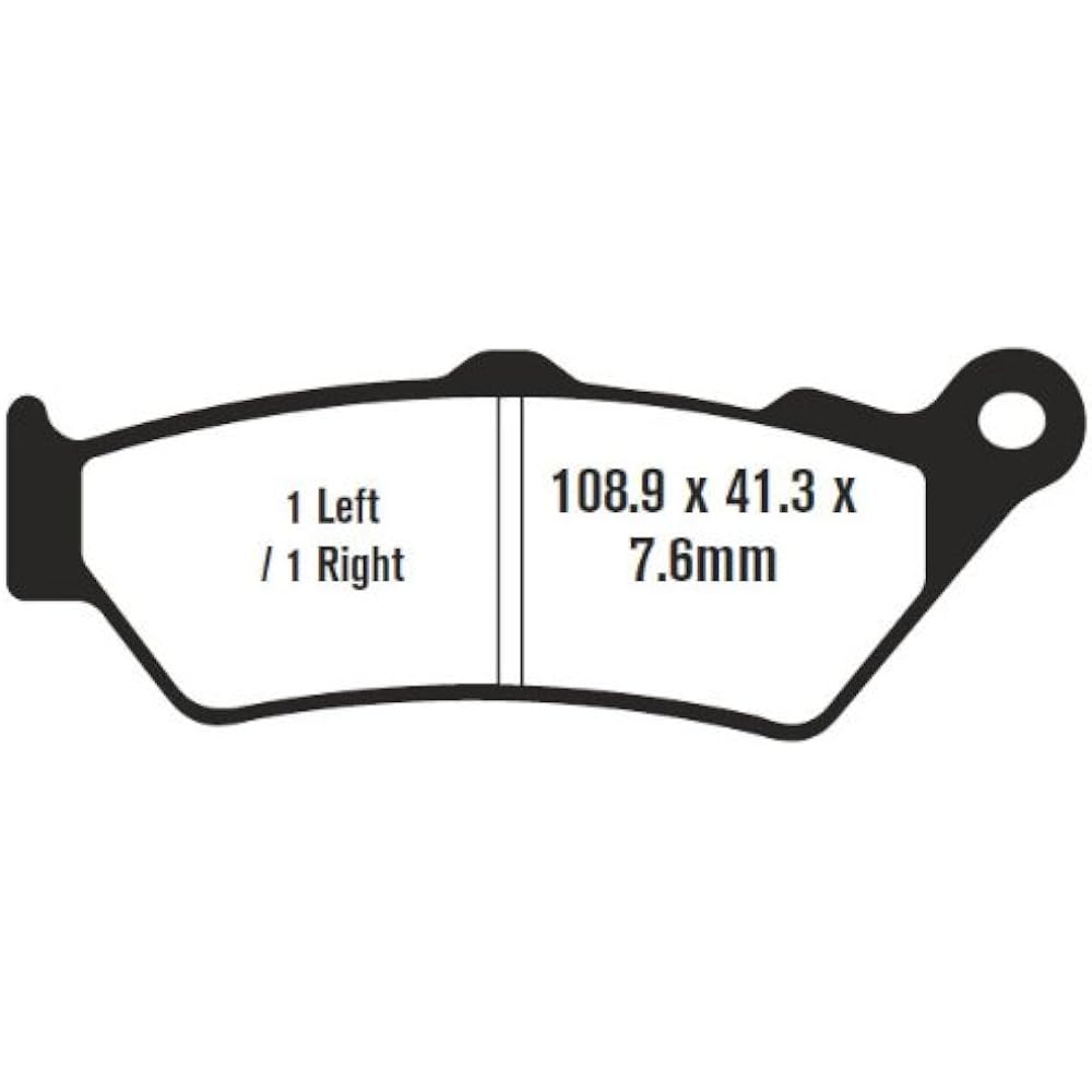 EBC BRAKES FA209/2V Seminar sintered disc brake pad