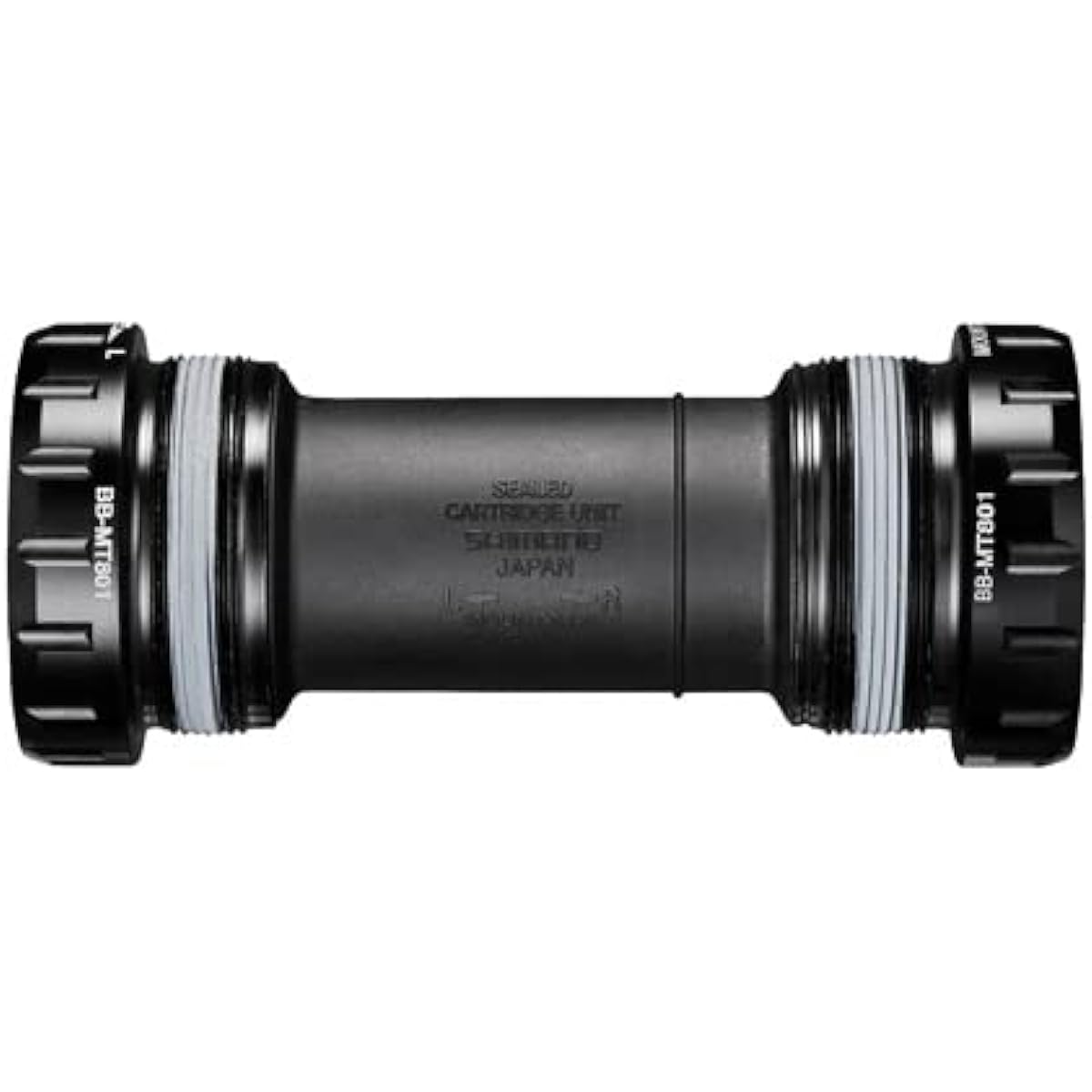 SHIMANO BB-MT801 BSA 68/73mm for MTB K-TYPE (Spacer: 2.5mmX2, 1.8mmX1, 0.7mmX1) IBBMT801KB